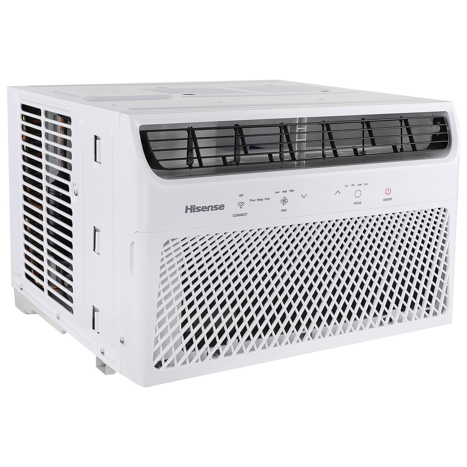 Climatiseur de fenêtre intelligent 4-en-1 avec Wi-Fi de Hisense - 10 000 BTU - Blanc