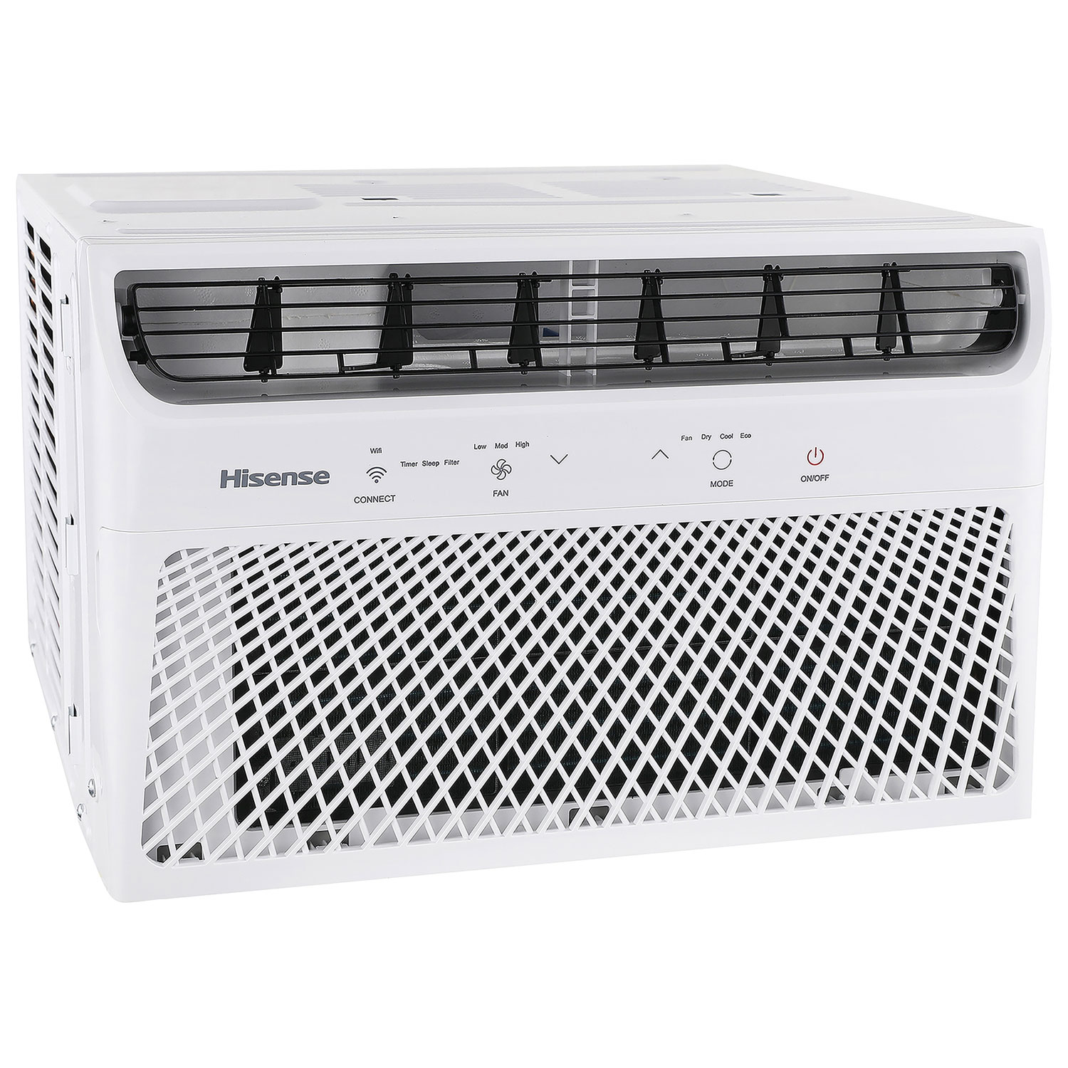 Climatiseur de fenêtre intelligent 4-en-1 avec Wi-Fi de Hisense - 10 000 BTU - Blanc