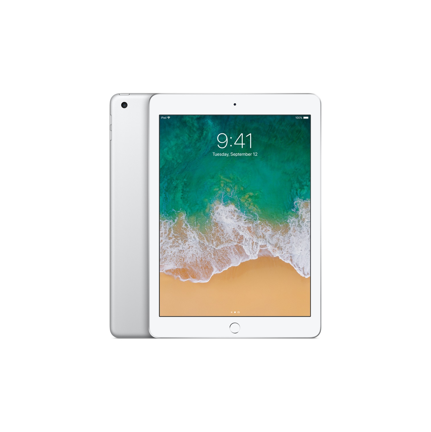 Remis à neuf; iPad 5th de A1822 génération d'Apple (Wi-Fi); 128&nbsp;Go argenté