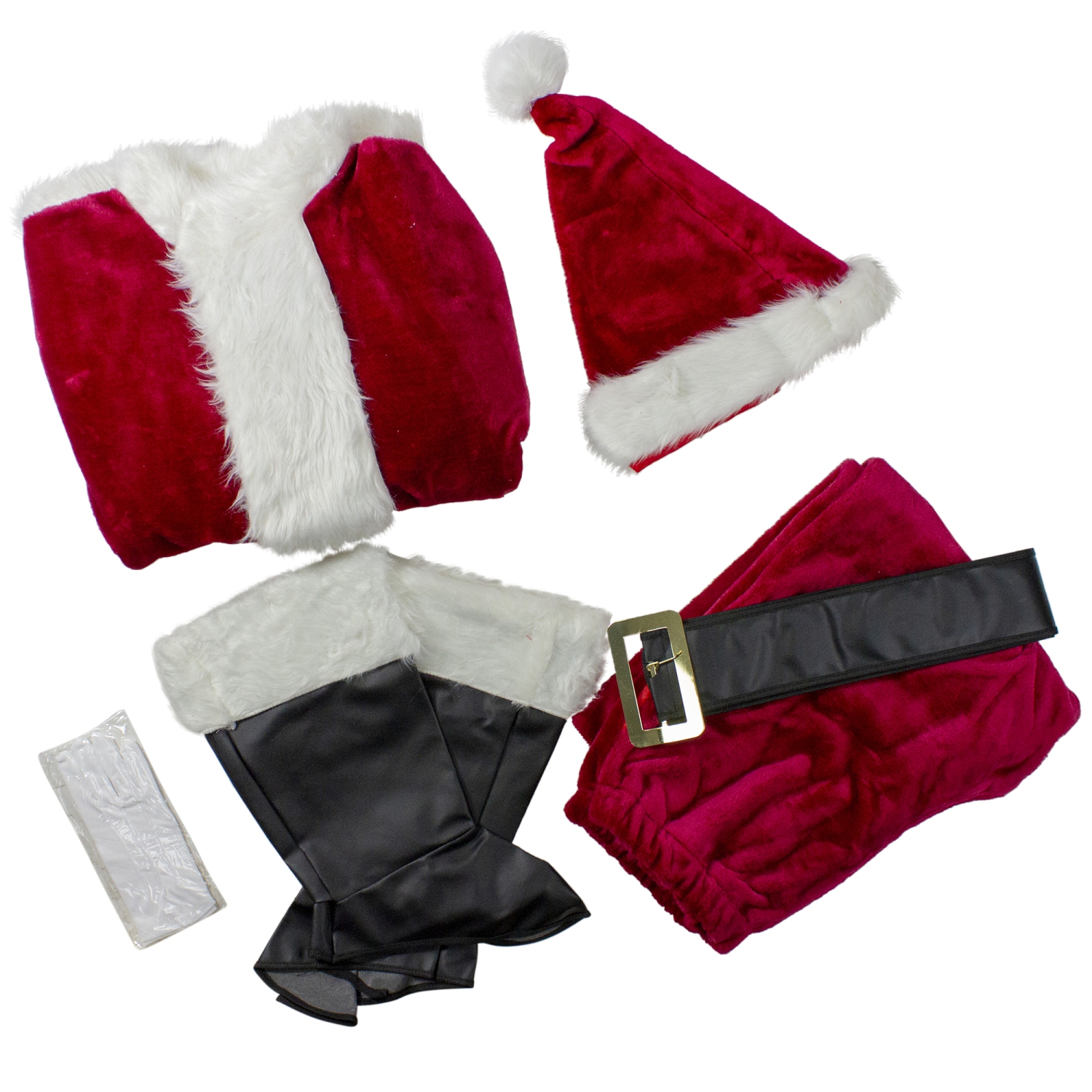 Costume de Noël en peluche de père Noël Regency rouge et blanc pour adulte – taille plus grande