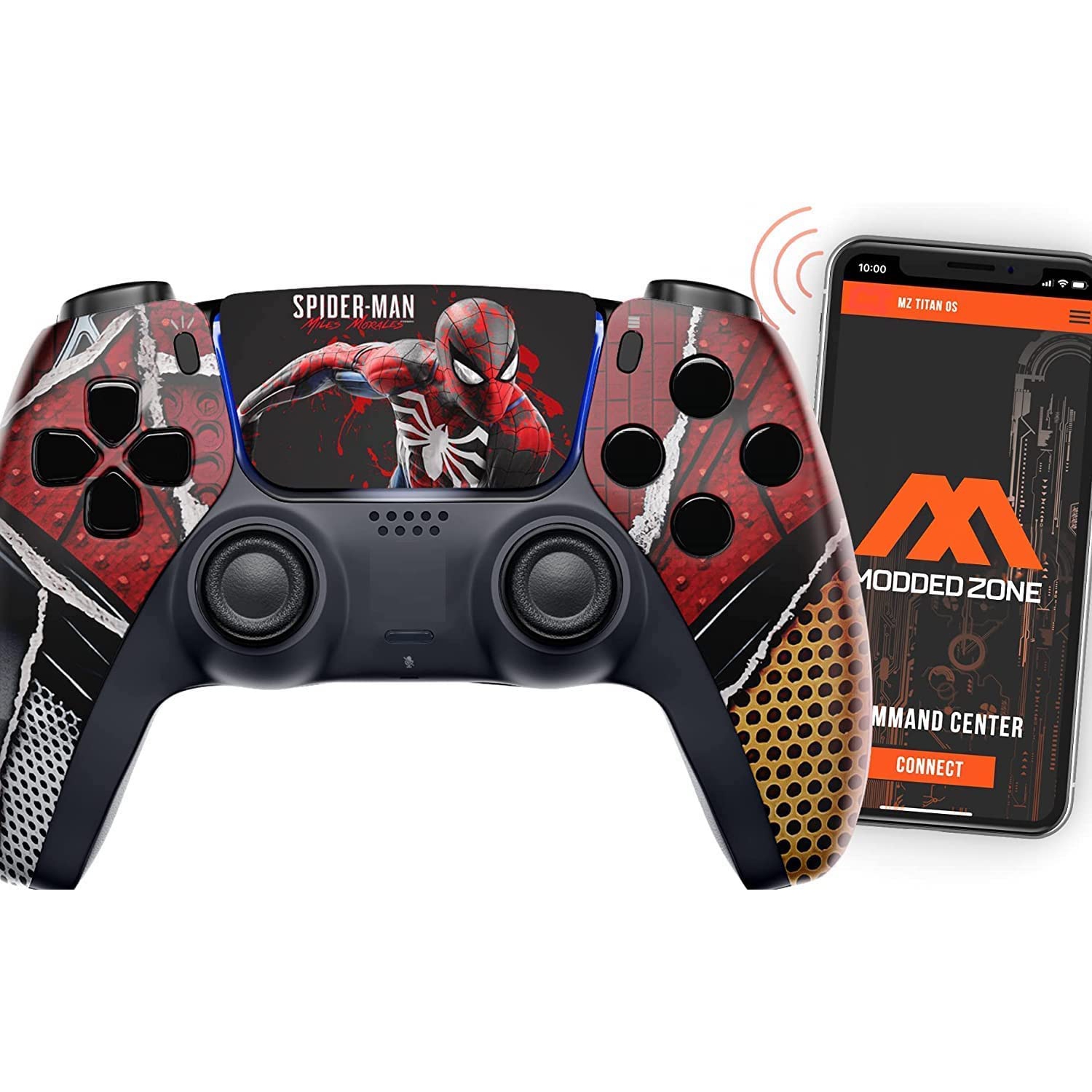 Spider Smart Anti Recoil Rapid Fire Controller Compatible with PS5 Custom Modded Controller All Shooter Games & More