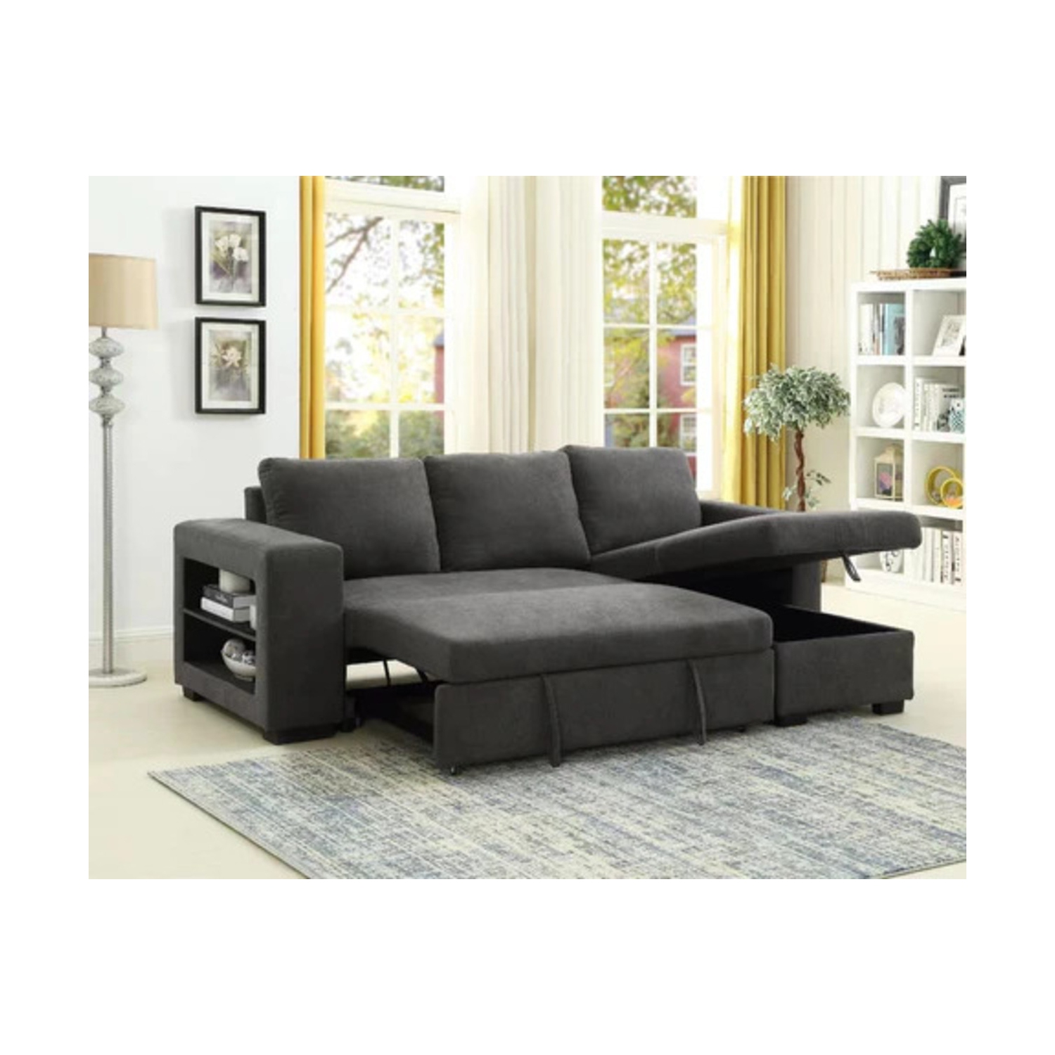 Queensons Pulsar Sectional Sofa Bed