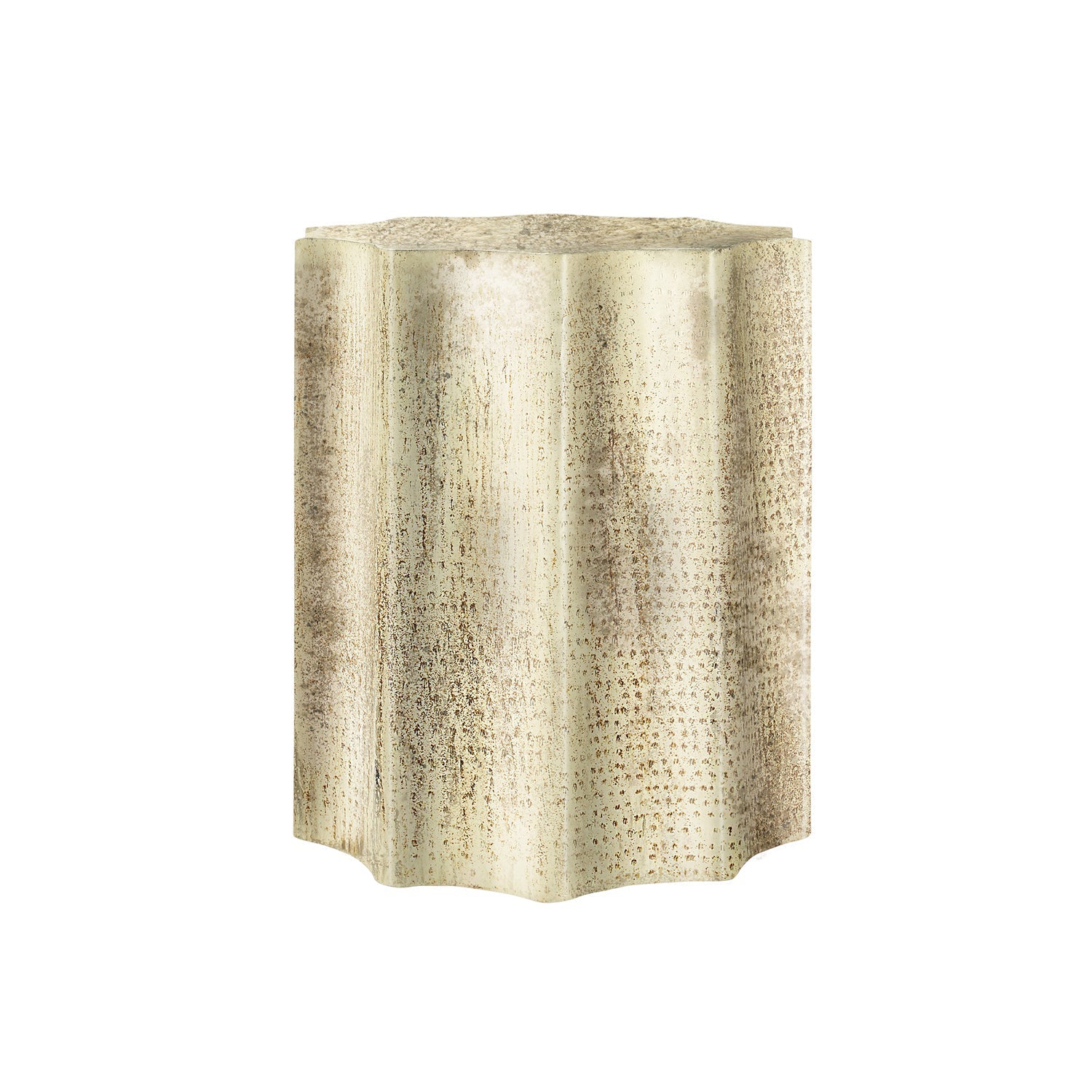 Monarch Specialties I 3902 - Accent Table, Drum, Side, End, Nightstand, Lamp, Living Room, Bedroom, Gold Metal, Contemporary, Modern