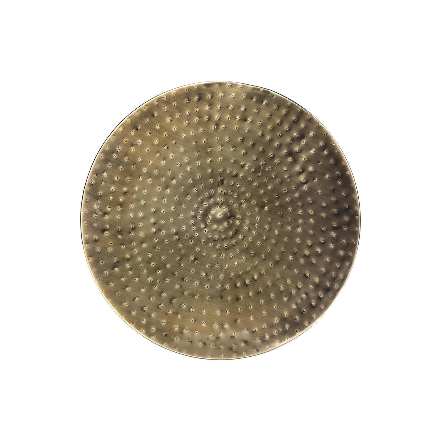 Monarch Specialties I 3927 - Table d'appoint, tambour, côté, extrémité, table de chevet, lampe, salon, chambre, métal doré, contemporain, moderne