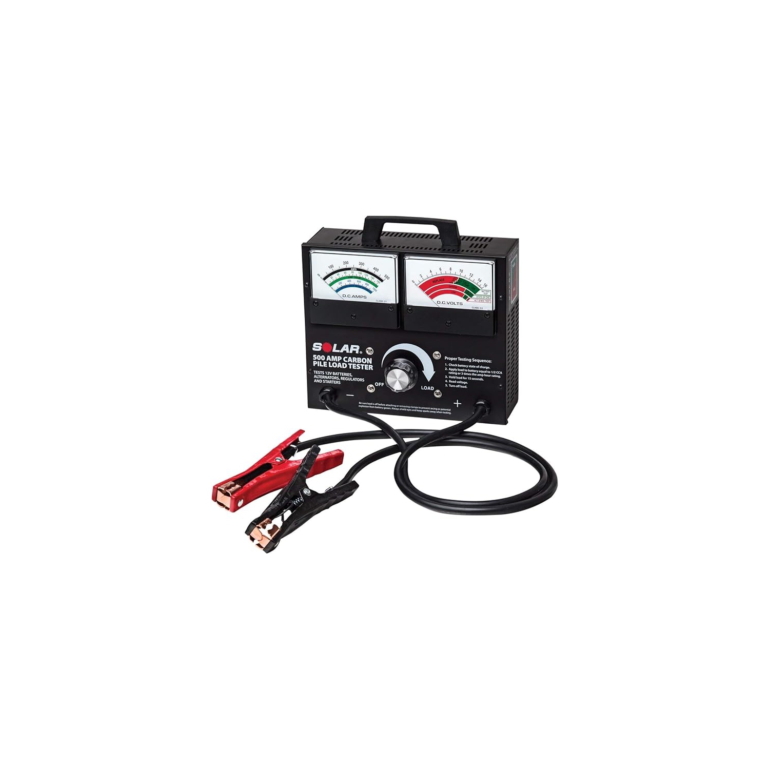 Clore Automotive 1874 500 Amp Carbon Pile Battery Load Tester