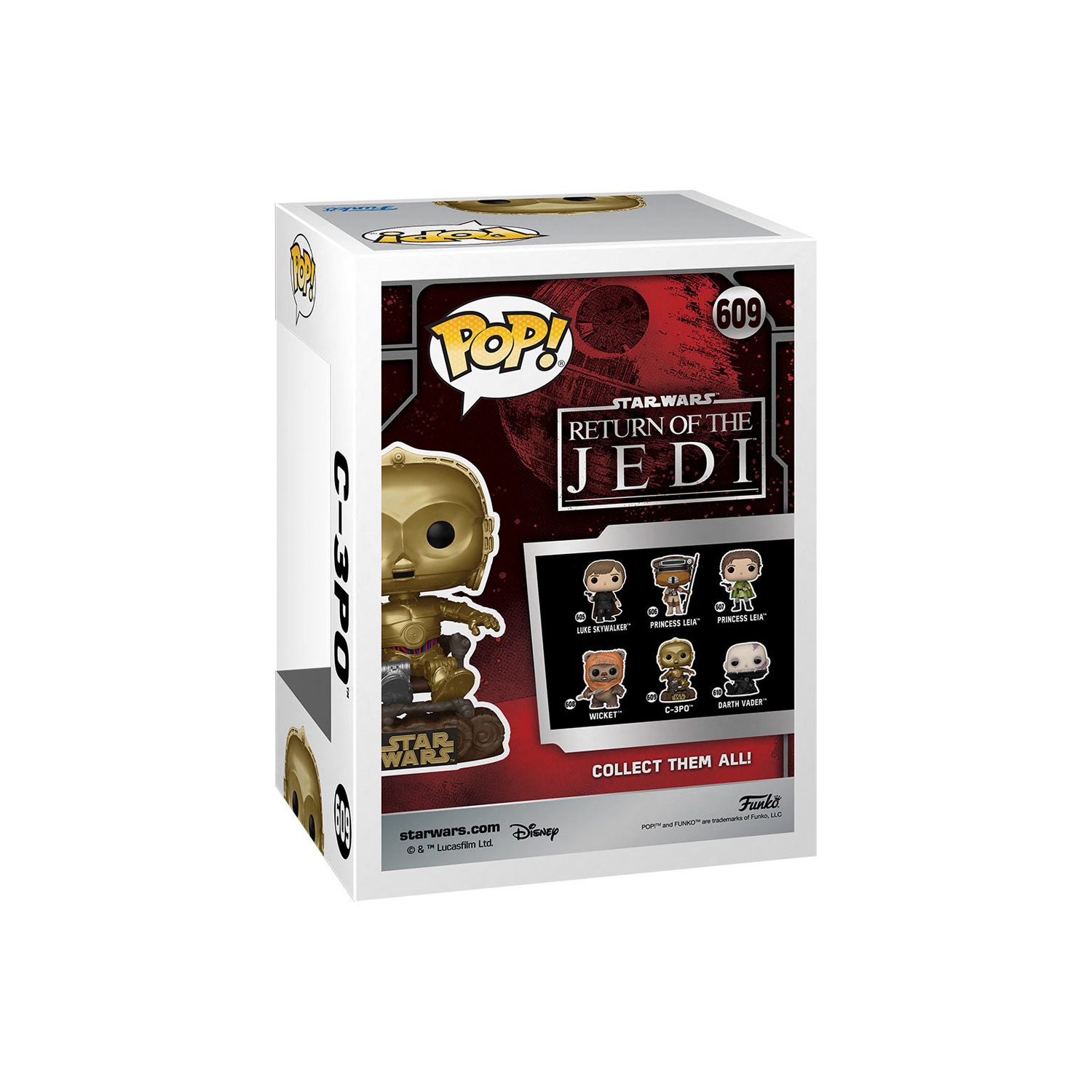 Pop Star Wars 3.75 Inch Action Figure - C-3PO #609