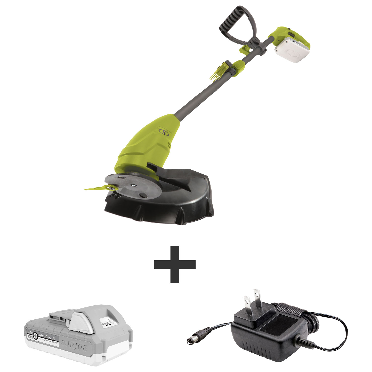 Taille-bordure à lame sans fil 10 po 24 V iON+ de Sun Joe