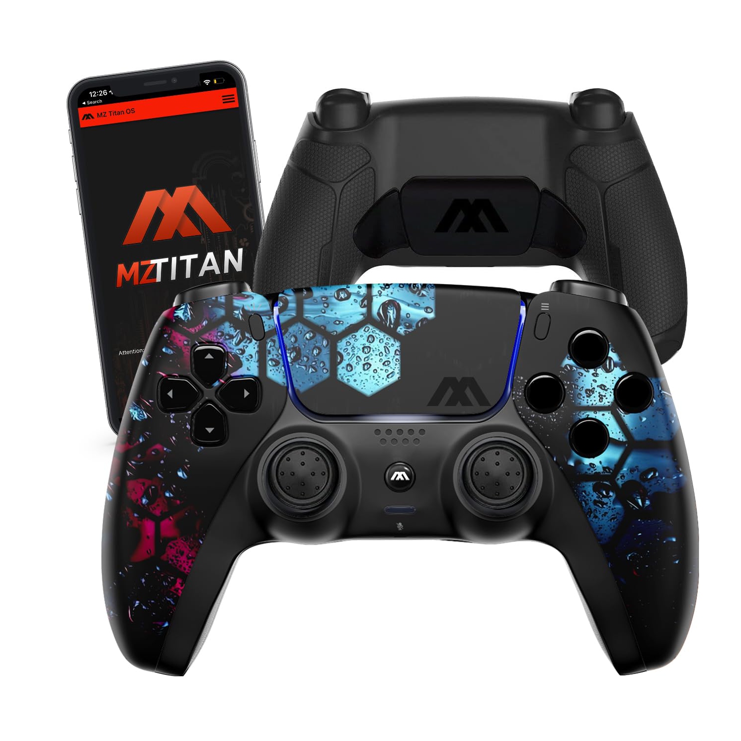 Comb Extreme ModdedZone Smart Modded Controller, Anti Recoil 2 Remap Buttons, Interchangeable Thumbsticks, Hair Triggers, Tactical Buttons Compatible