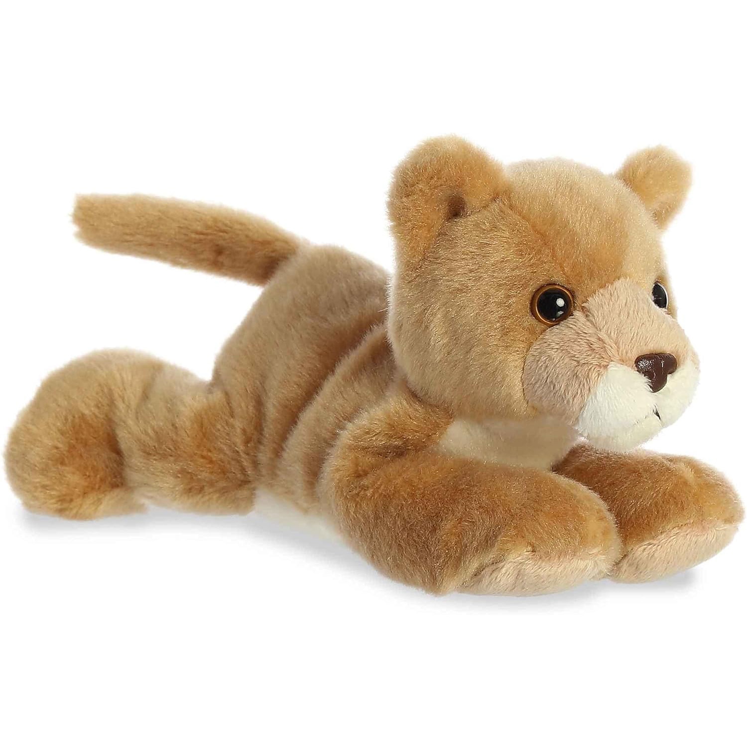 Animal en peluche Mini Flopsie Leah Lioness d'Aurora - Brun 8 po