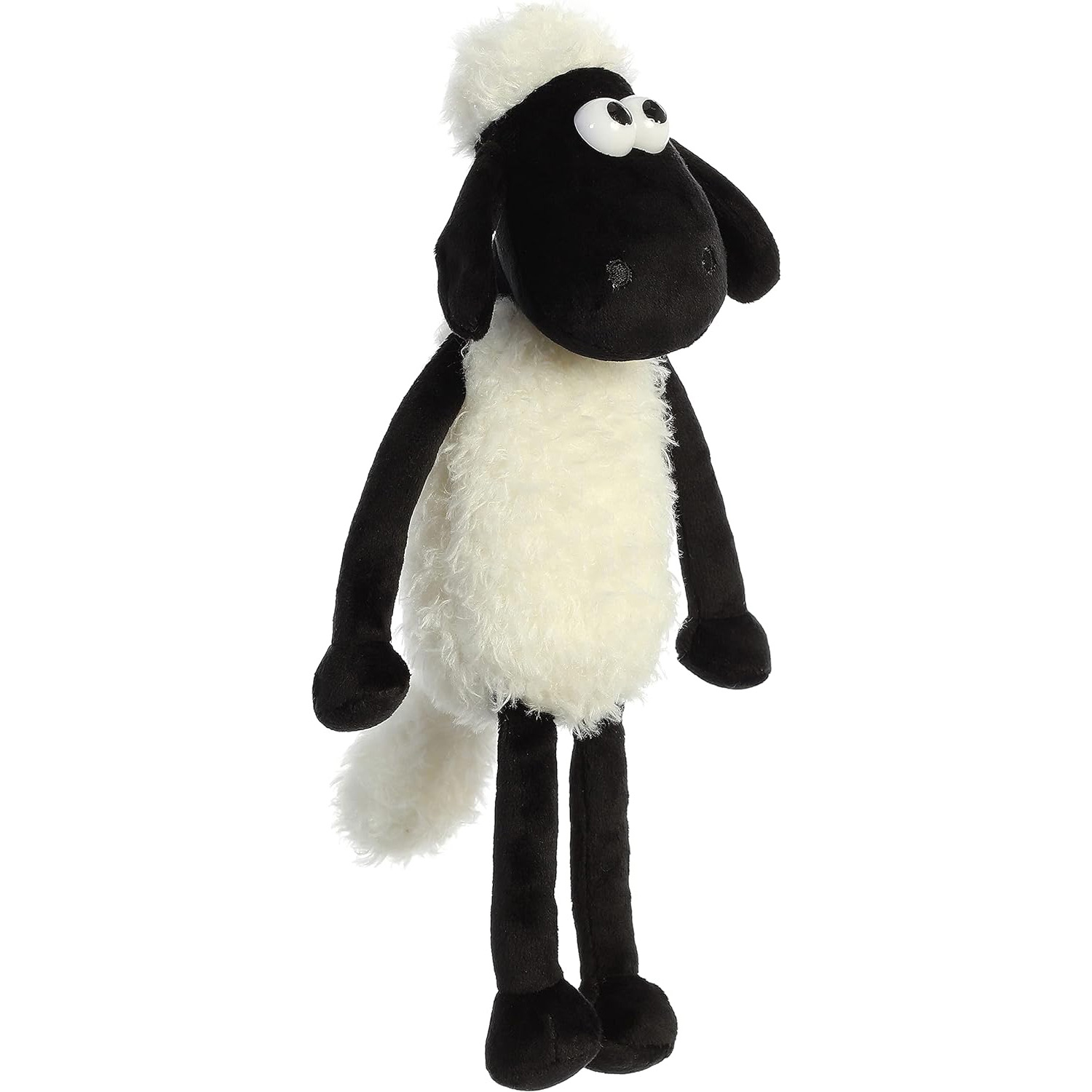 Animal en peluche amusant Shaun the Sheep d'Aurora - Blanc - 11 po