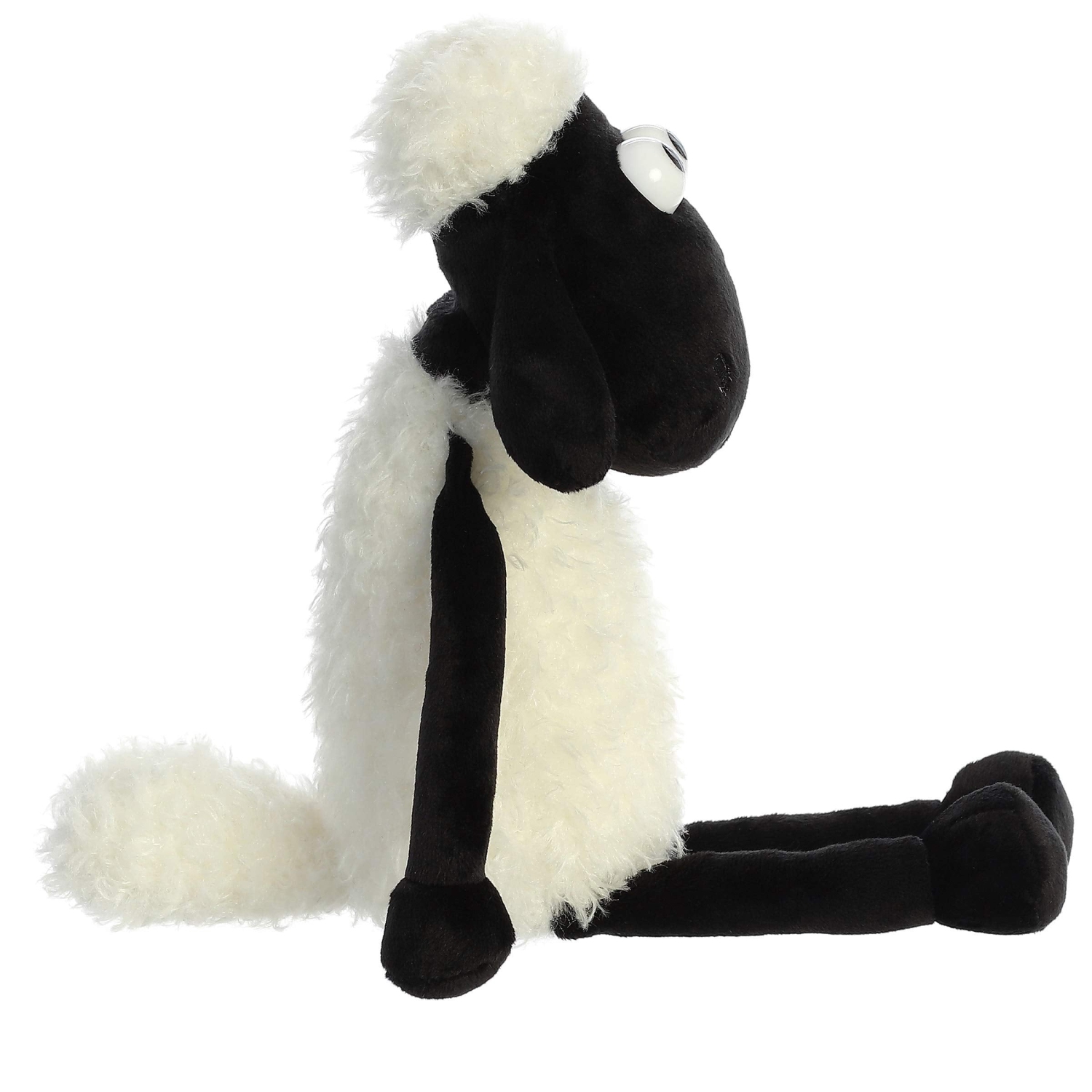 Animal en peluche amusant Shaun the Sheep d'Aurora - Blanc - 11 po