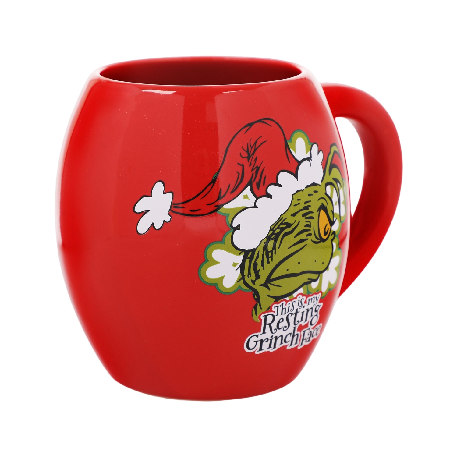 The Grinch Resting Grinch Face 18oz Oval Ceramic Mug