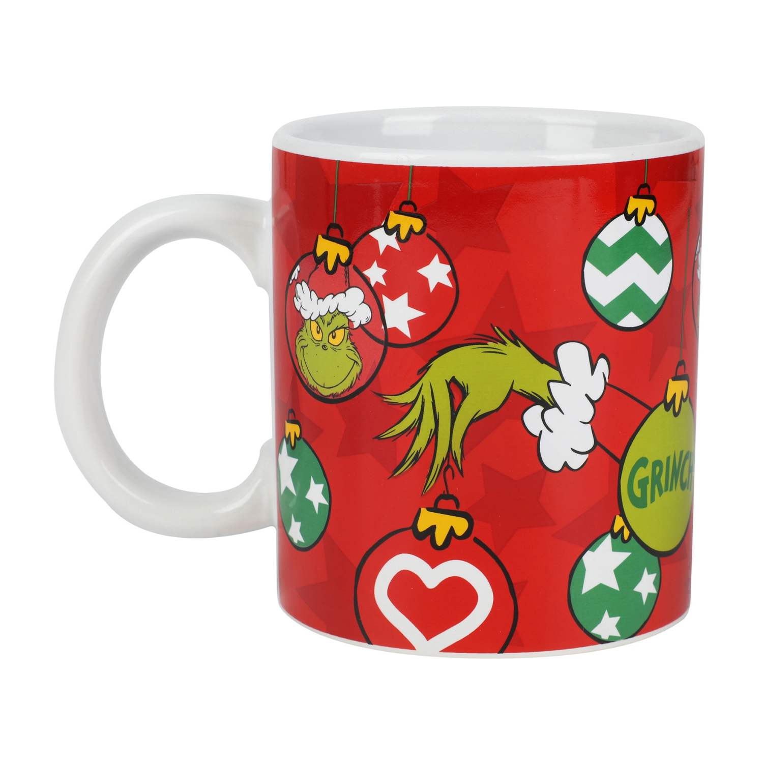 La grande tasse 12&nbsp;oz, décorations de Grincheux