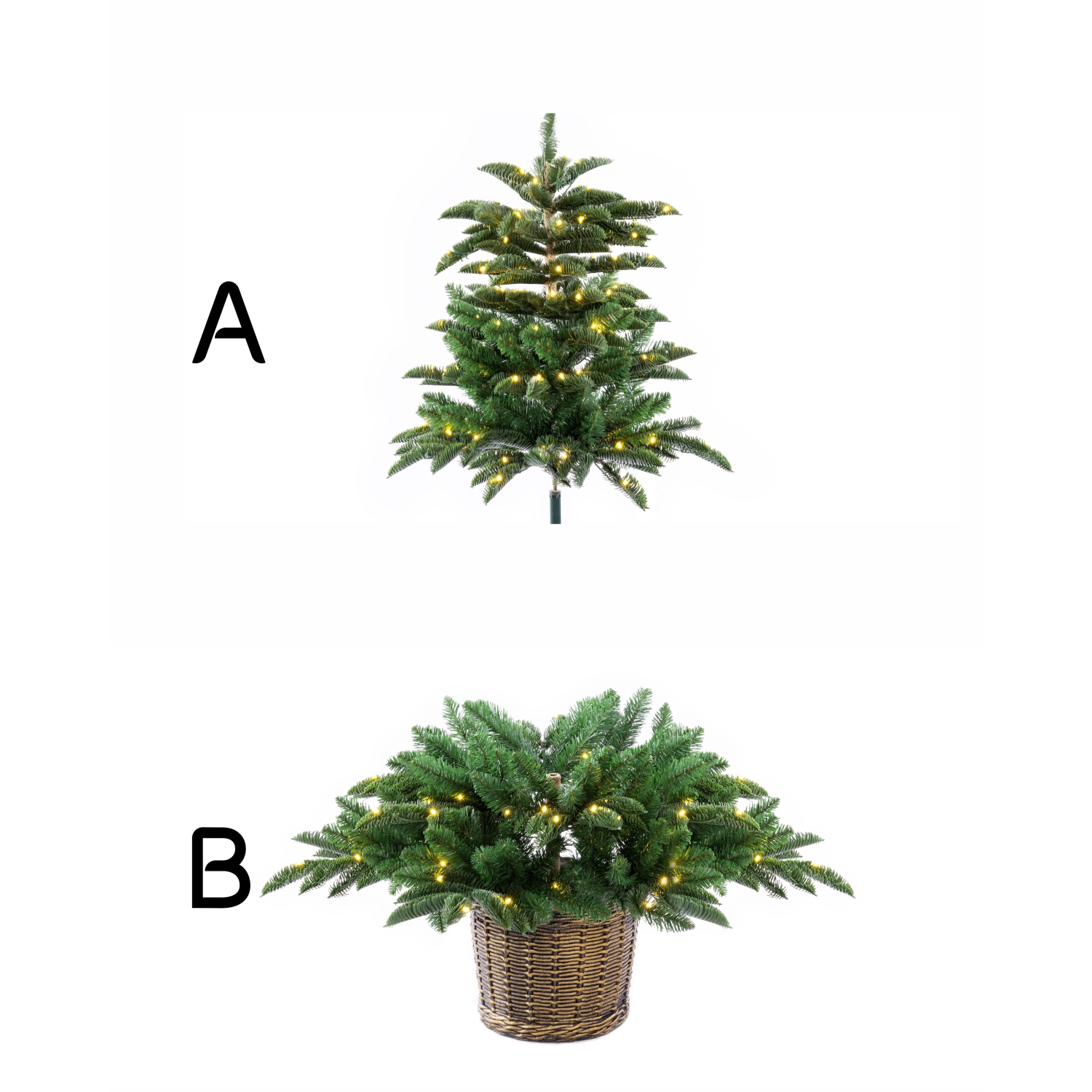 Sapin de Noël artificiel en pot Mountain Fraser, 4 pi, illuminé par DEL