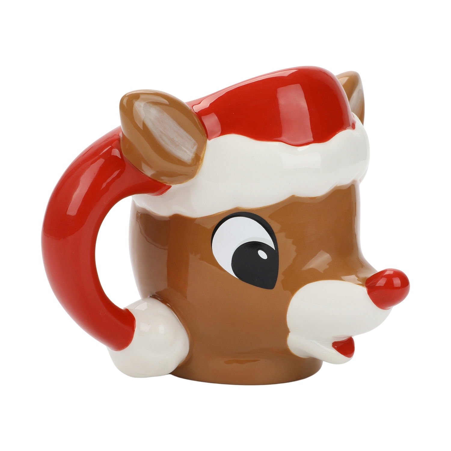 Rudolph the Red-Nosed Reindeer Santa Hat 14&nbsp;oz tasse sculptée