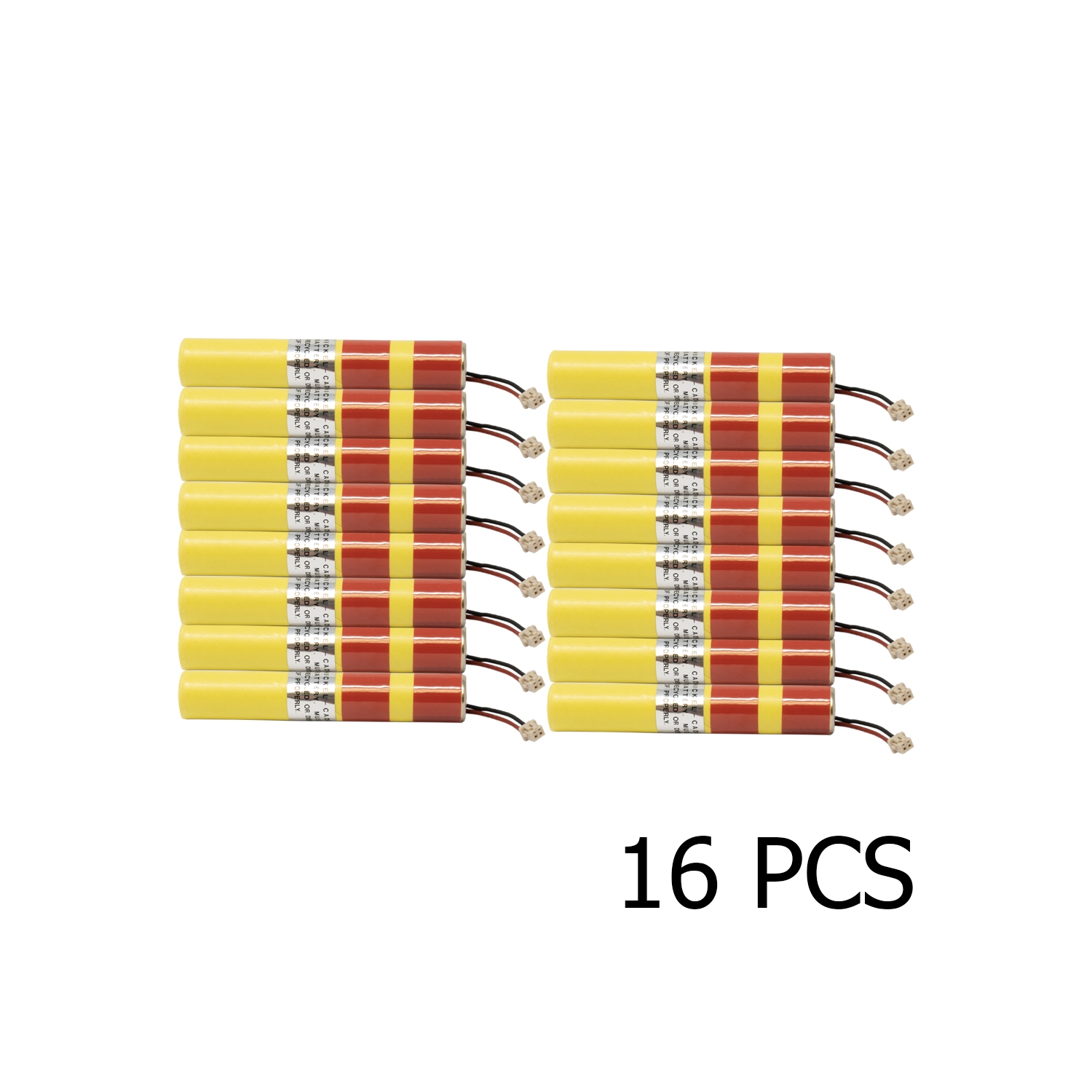 Paquet de 16 piles AAA NiCd 4,8 V 5/4 mAh