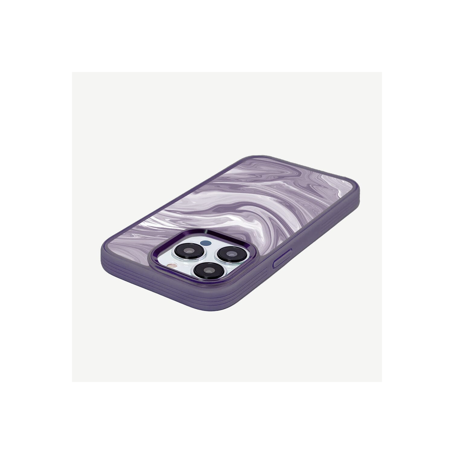 iPhone 15 Pro Max Case With MagSafe - Purple Swirl