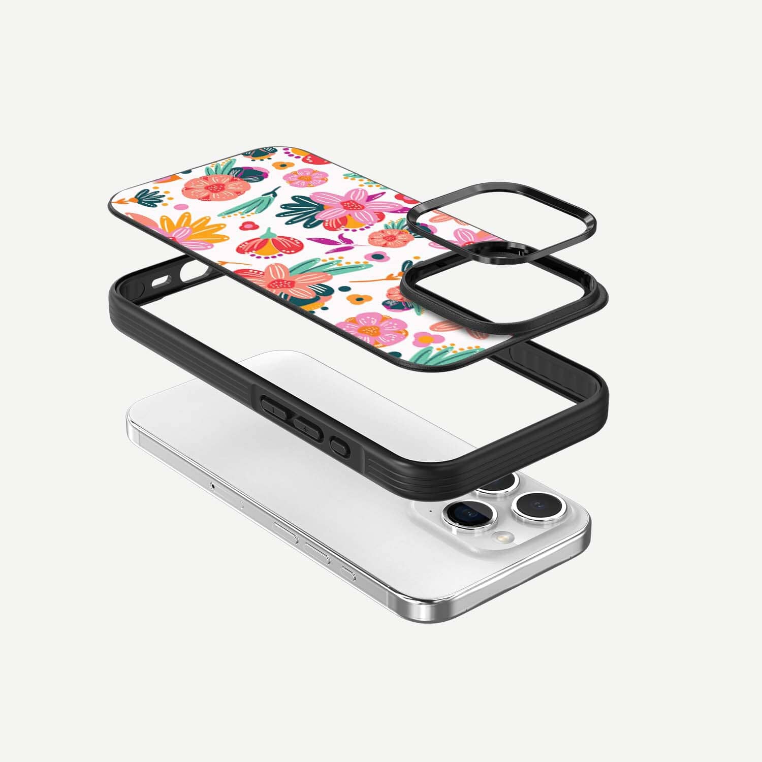 Étui iPhone 15 Pro avec MagSafe - Fleur de printemps