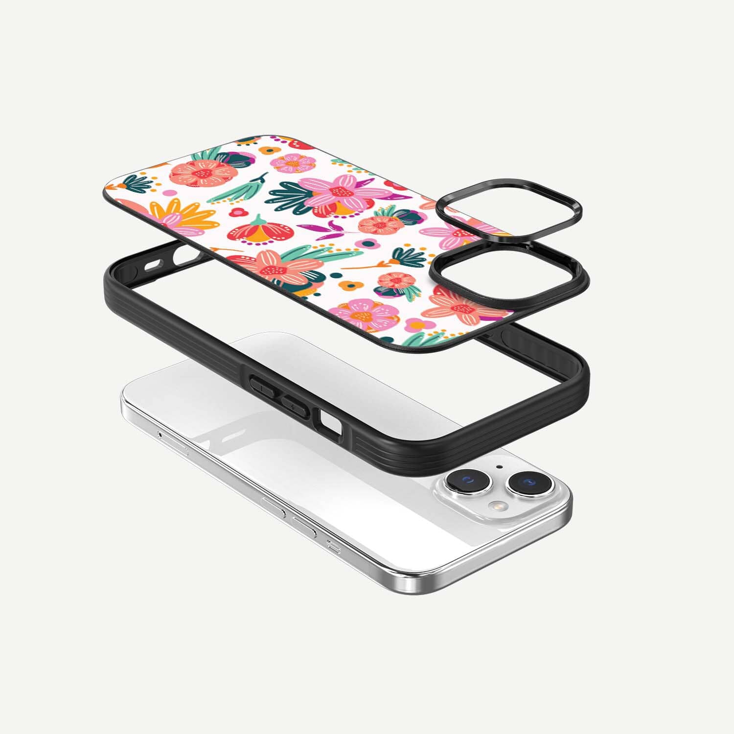iPhone 15 Case With MagSafe - Spring Flower
