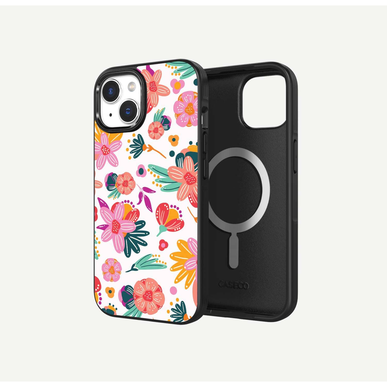 iPhone 15 Case With MagSafe - Spring Flower
