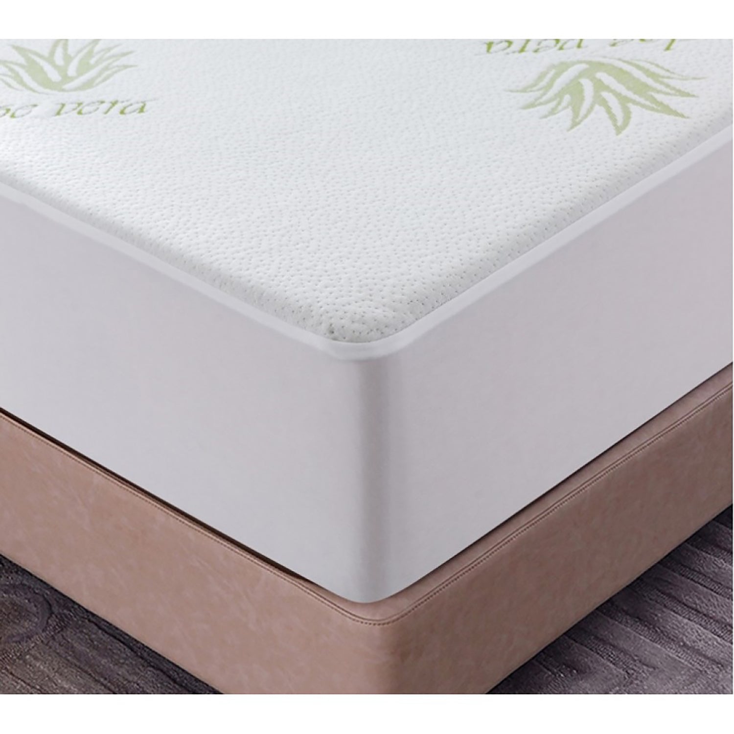 StarNight – protège-matelas rembourré en bambou à l’aloès, hypoallergénique, grand lit