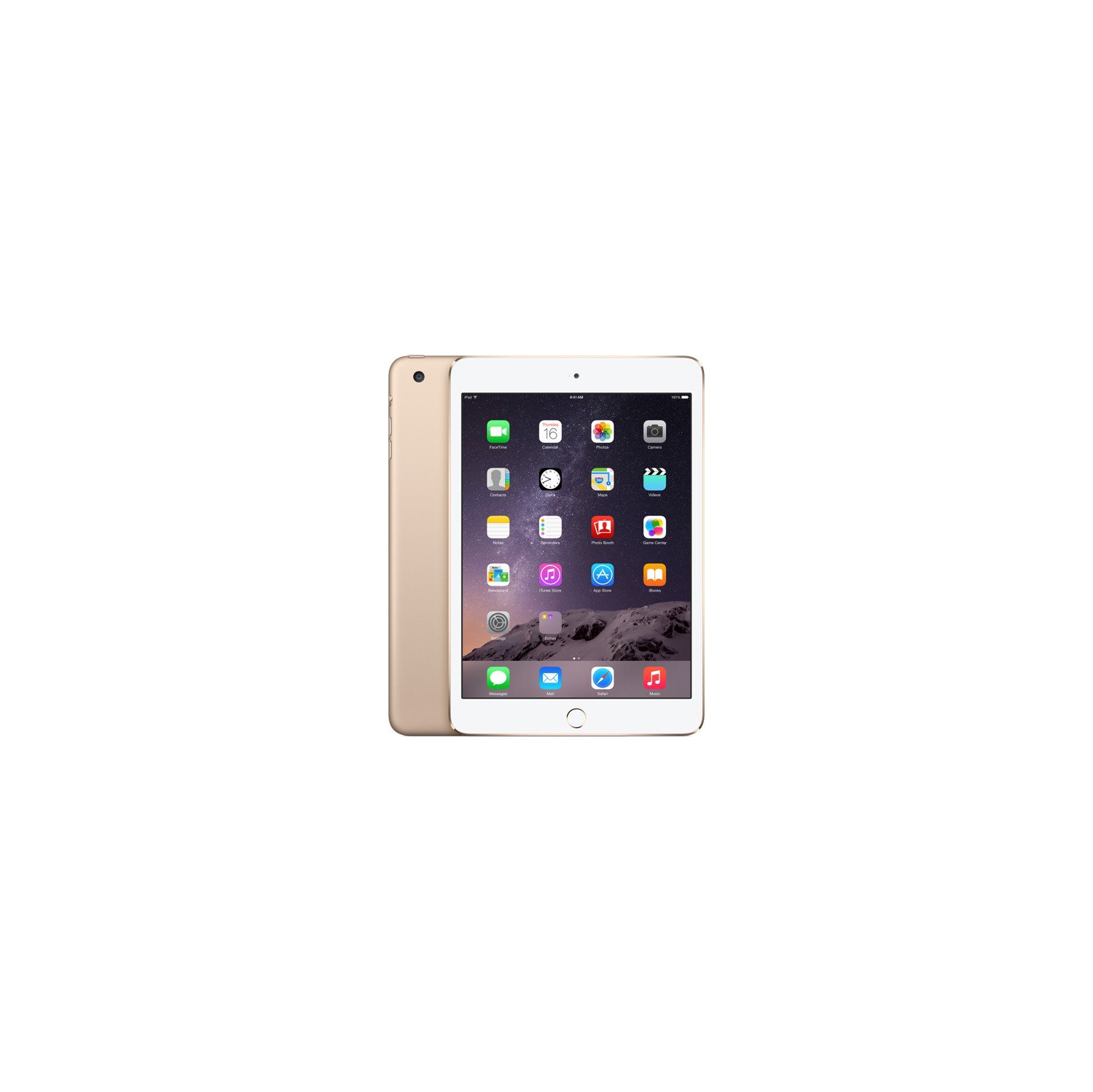 Remis à neuf; iPad Mini 3 A1599 Go (Wi-Fi) d'Apple; 16&nbsp;Go doré