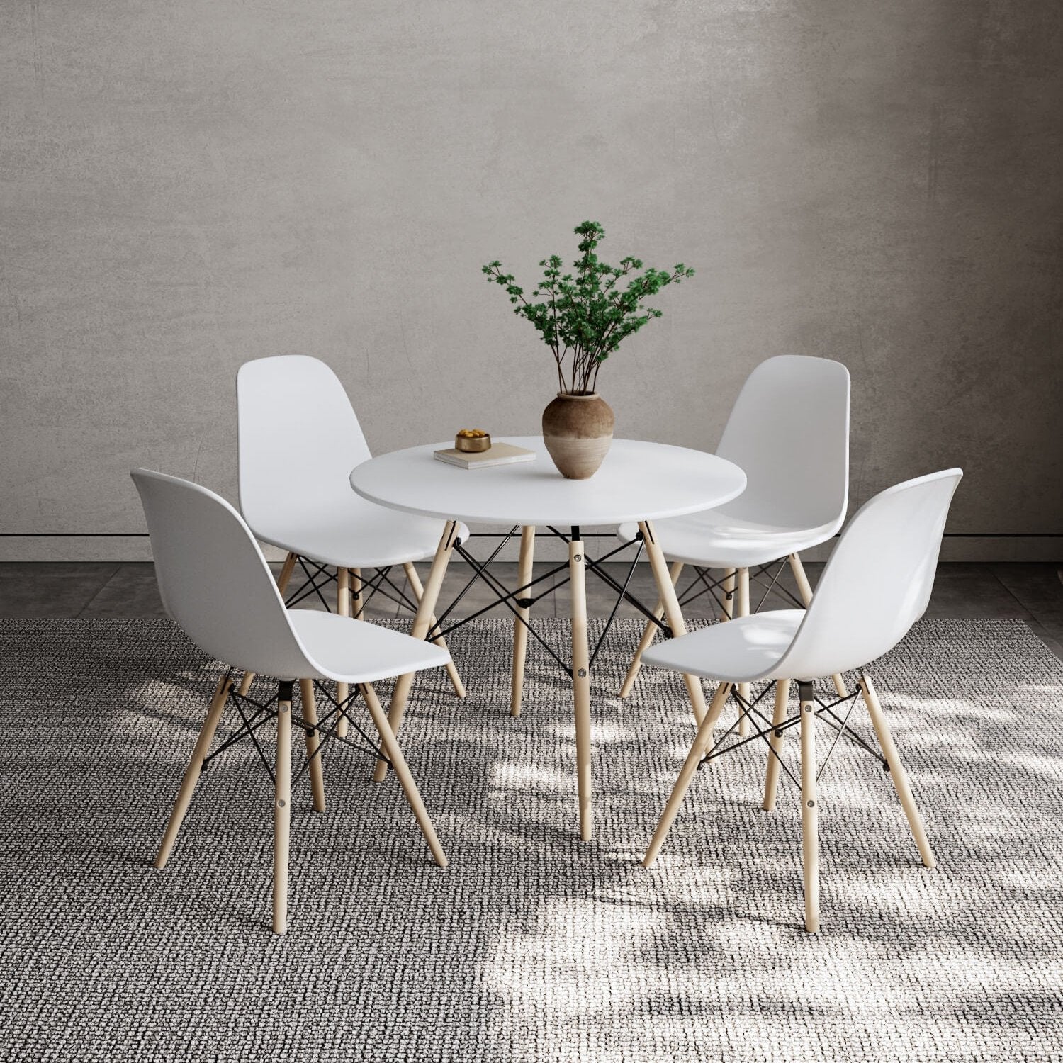 Eiffel White Dining Table