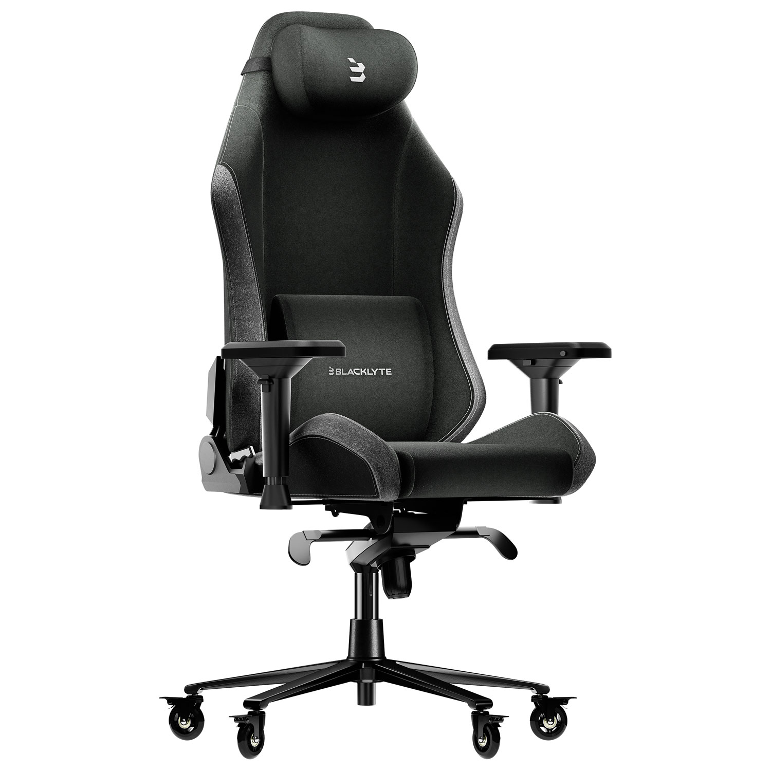 Fauteuil de jeu ergonomique à dossier haut Athena de Blacklyte - Noir