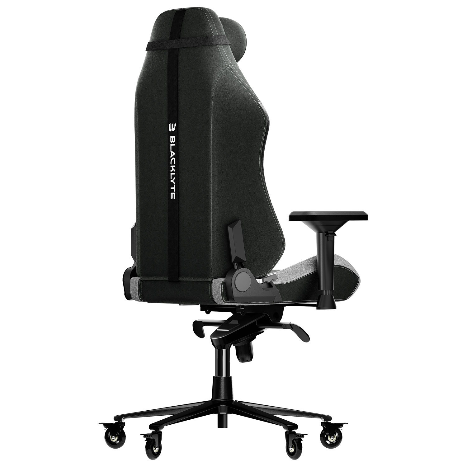 Fauteuil de jeu ergonomique à dossier haut Athena de Blacklyte - Noir