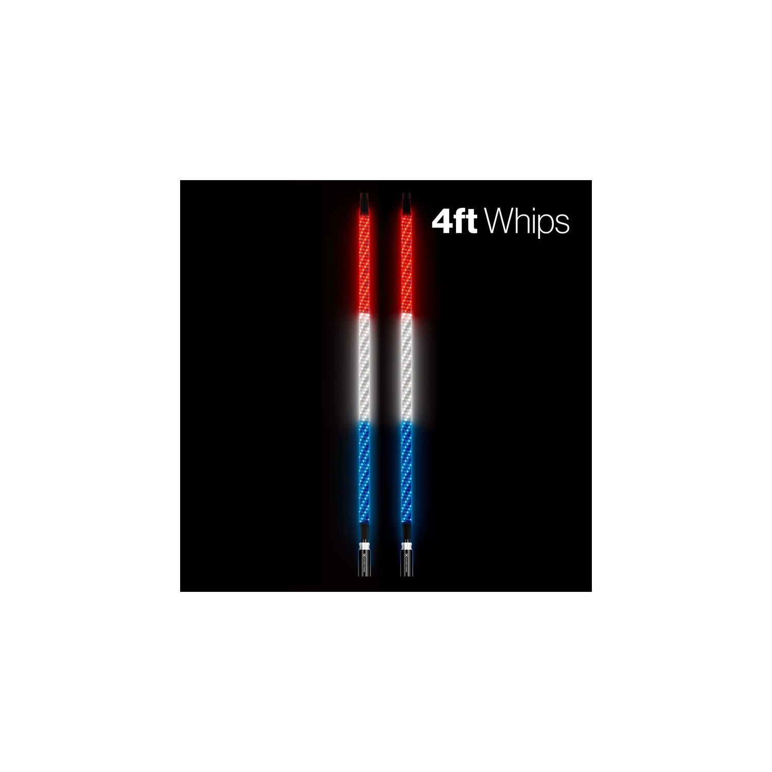 Extreme Whip Kit Qty 2 x 4 ft plus LEDCast Controller