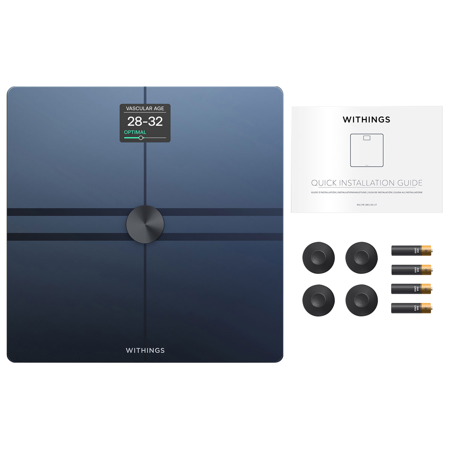 Withings Body Comp Wi-Fi/Bluetooth Smart Scale - Black