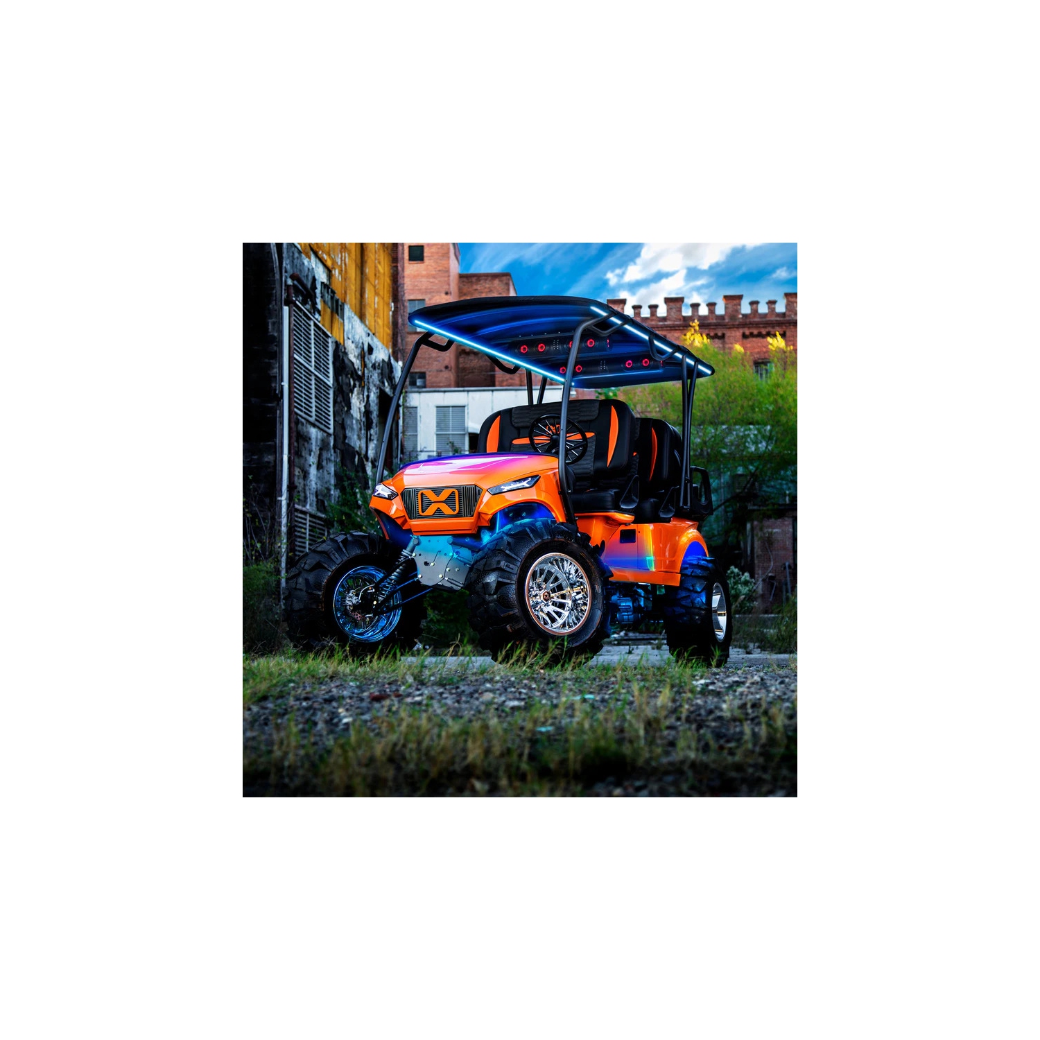 Extreme Strips - 6 Seat Cart + LED Controller