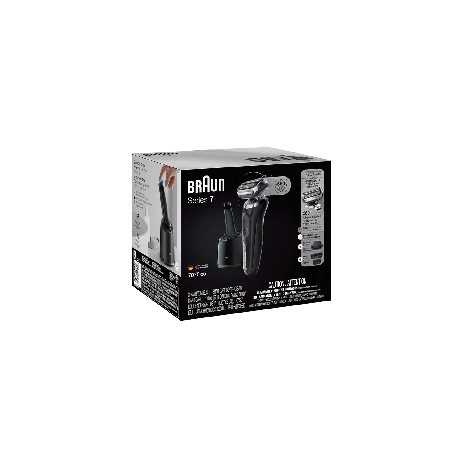 Brand New - Braun 7075cc Series 7 Shaver with SmartCare Centre