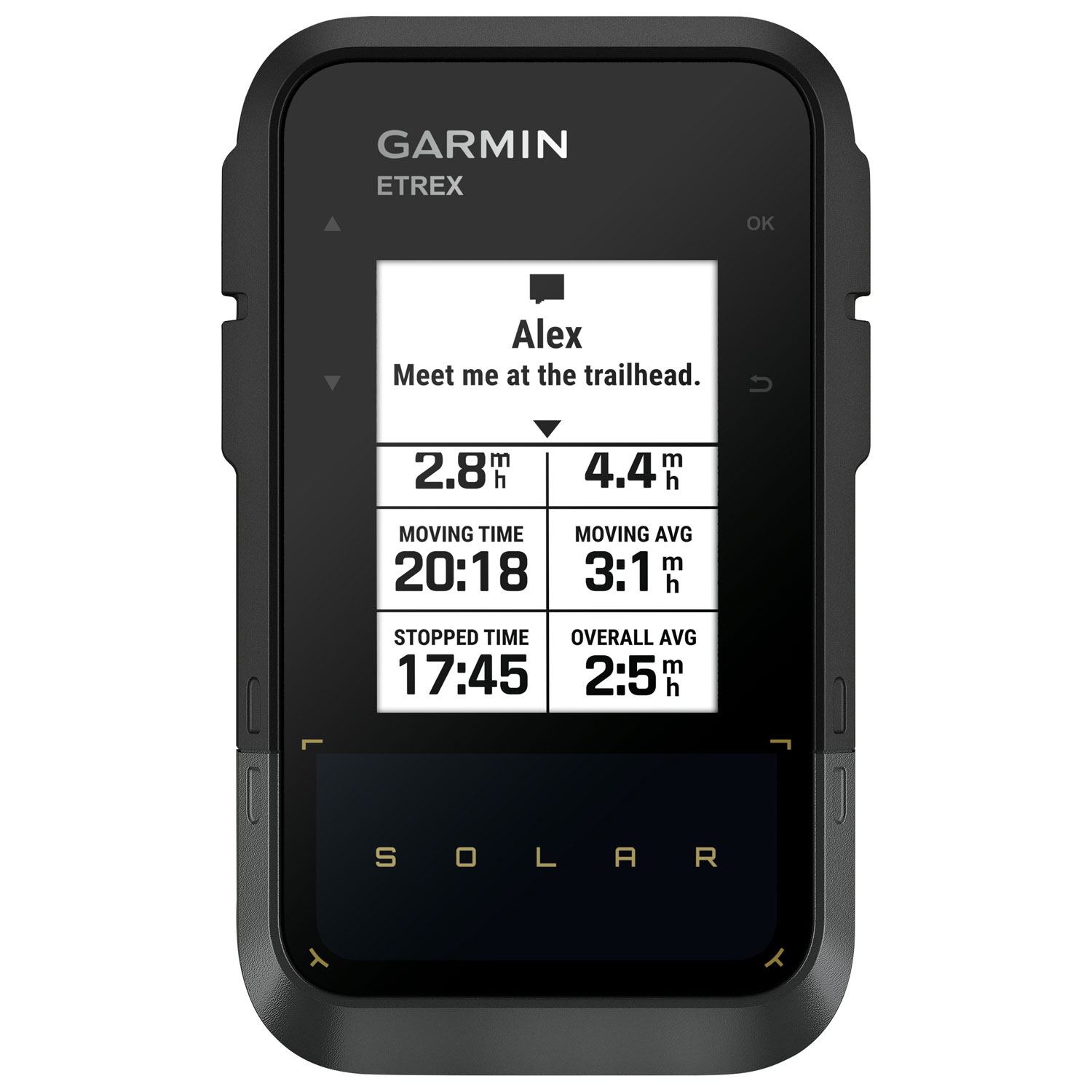 Garmin 2.2" eTrex Solar Handheld GPS