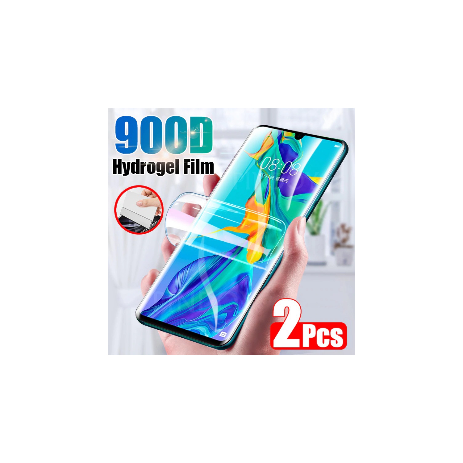 Screen Protectors Compatible with Huawei P30 Pro Screen Protector 2X Ultra Clear Transparent Phone Films