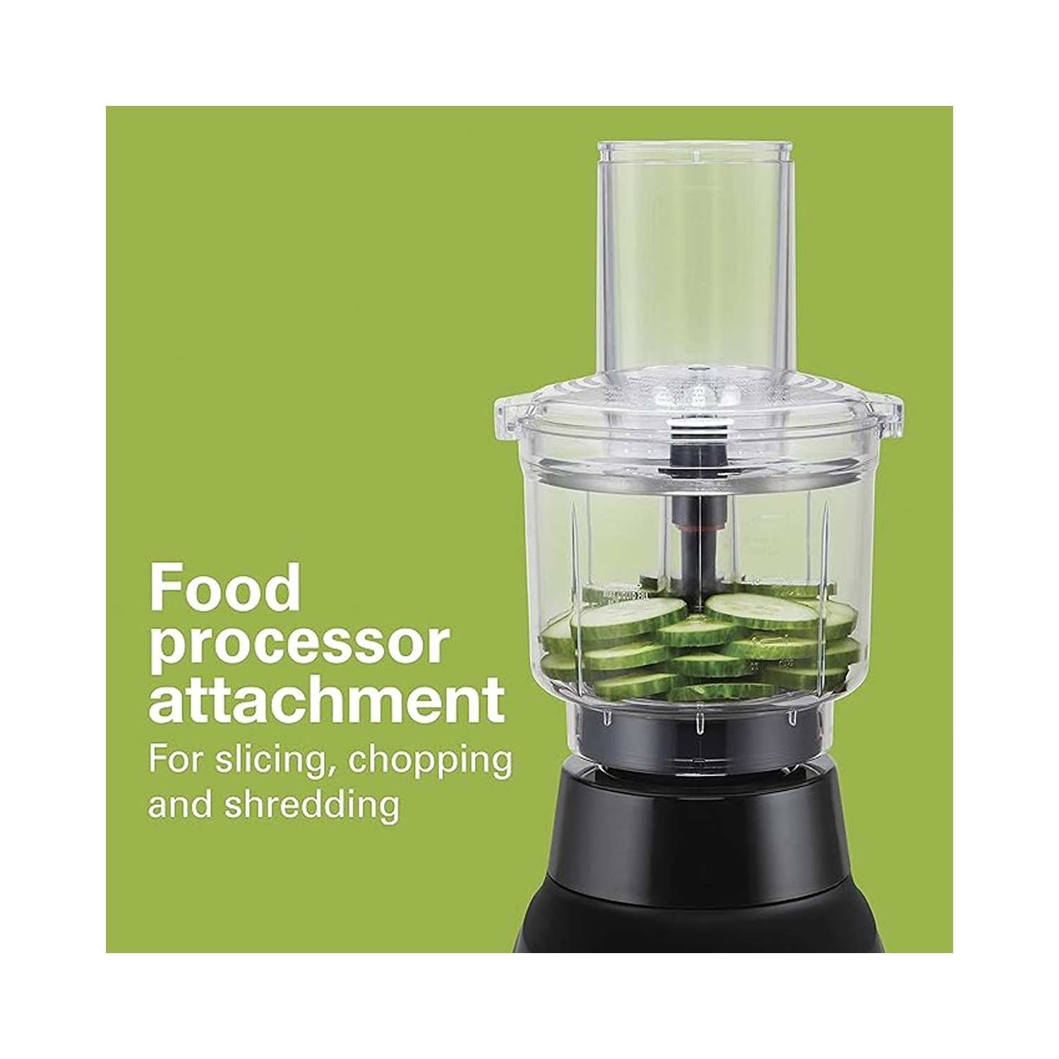 Hamilton Beach 800W 3 in 1 Multi Blender with Food Processor Attachment - Black