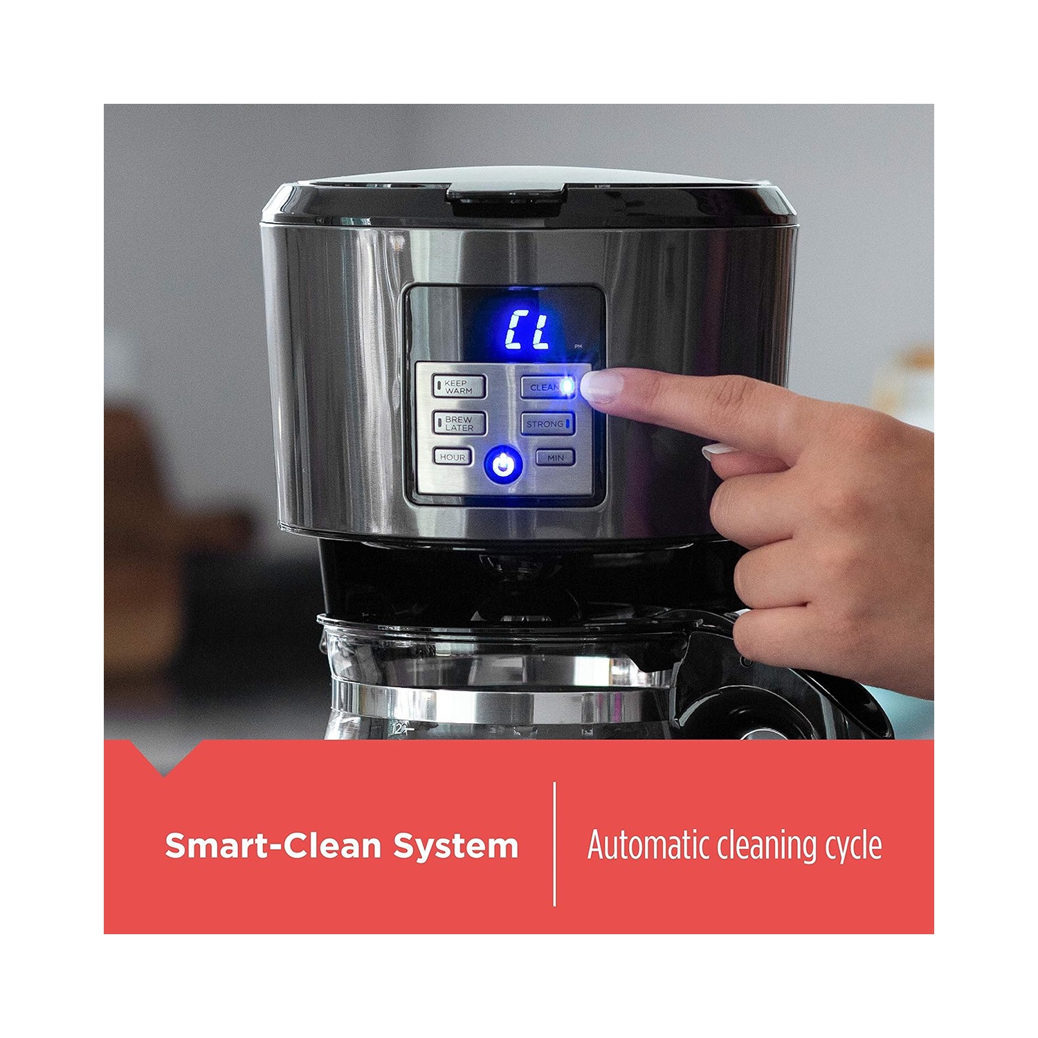 BLACK + DECKER 12 Cup Programmable Coffee Maker - Black