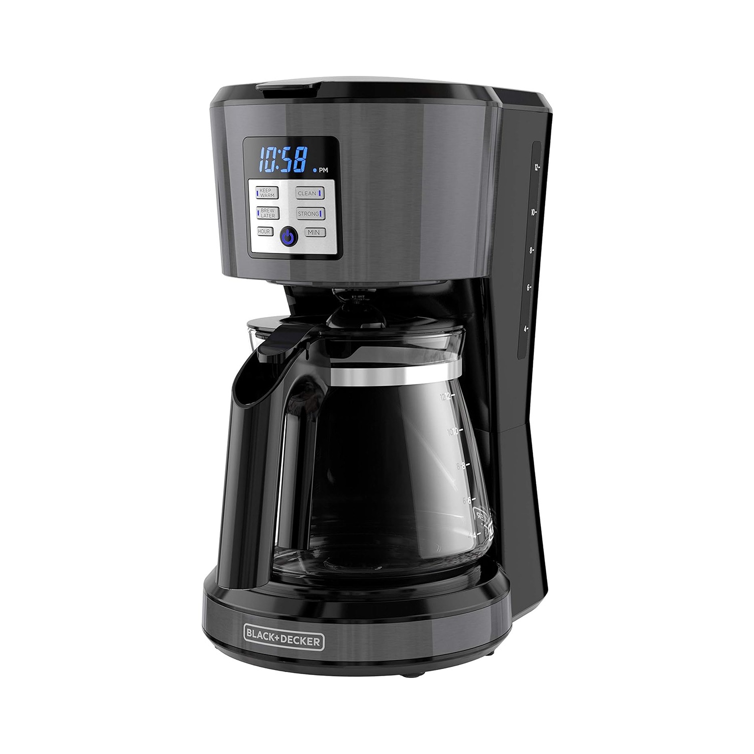 BLACK + DECKER 12 Cup Programmable Coffee Maker - Black