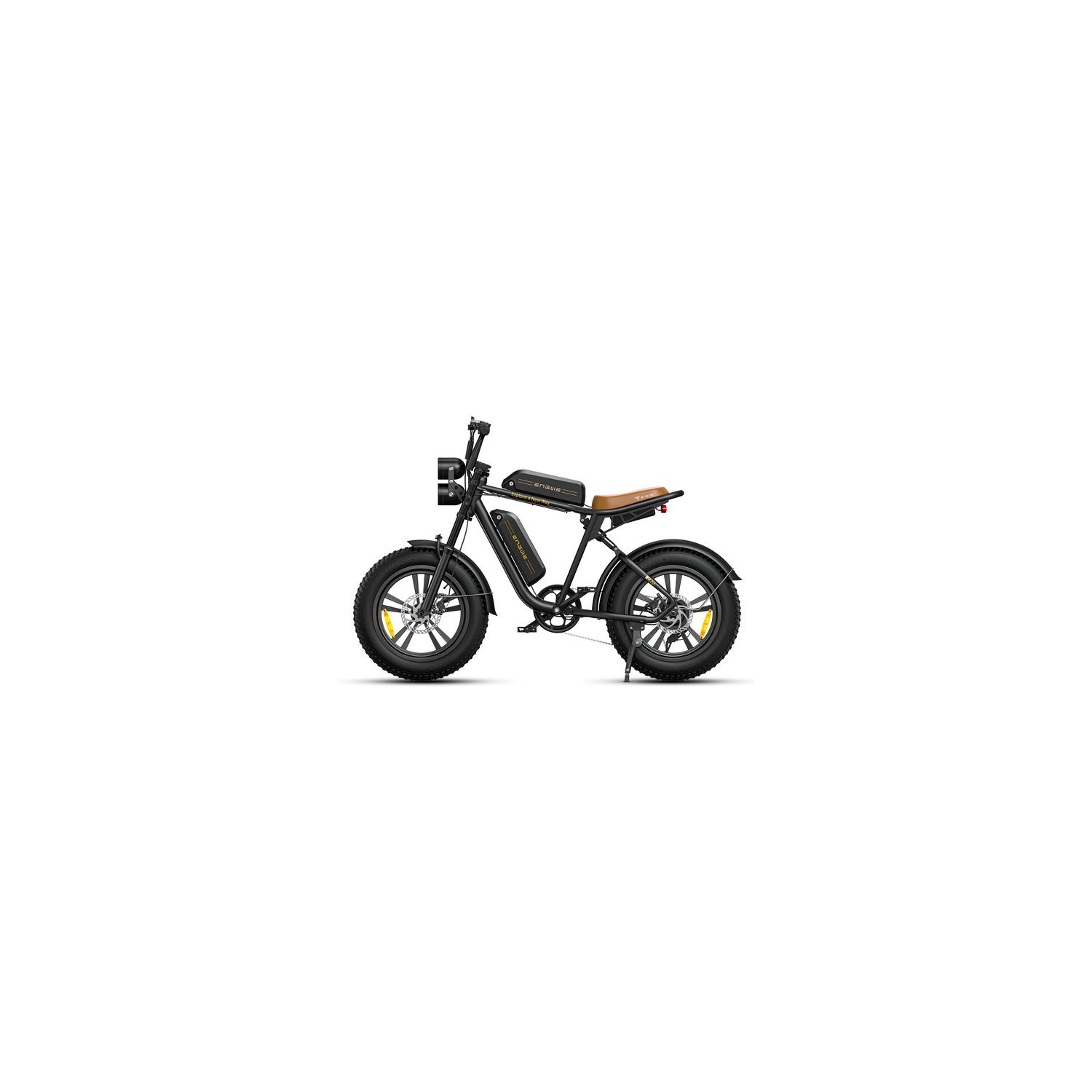 ENGWE M20: 1000W(Peak) 47 Miles+47 Miles Dual Suspension Long Range E-bike