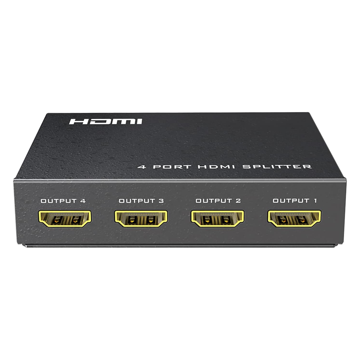 4K 1x4 HDMI Splitter 1 in 4 Out, 4 Ports 4Kx2K@30Hz Premium Quality Full Ultra HD Distributor for PS4 Fire Stick