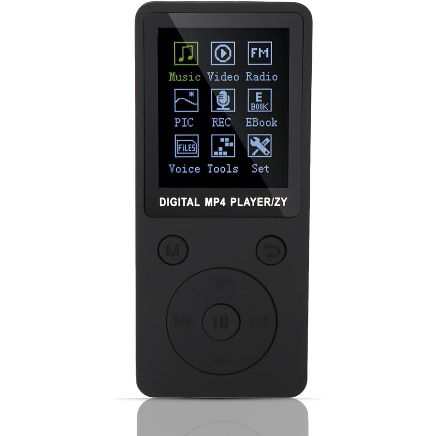 MP3 MP4 Music Player, 1.8 Inch HD Screen Mini Portable Lossless HiFi Music Digital Audio Player with Headphone Support