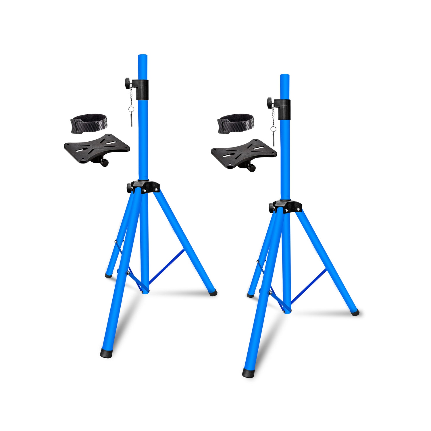 5 Core Speakers Stands 2 Piece Sky Blue Height Adjustable Tripod PA Studio Monitor Holder for Large Speakers DJ Stand Para Bocinas - SS ECO 2PK SKY BLU WoB