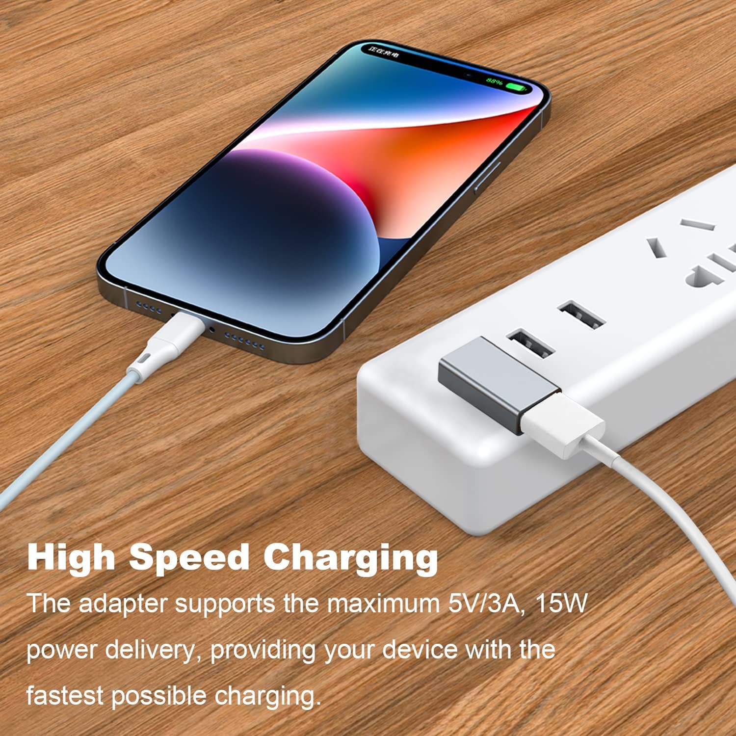 2 adaptateurs USB 3,0 90 degrés, prolongateur de conversion USB A mâle vers femelle à angle gauche et droit pour PC, ordinateur portatif, chargeur