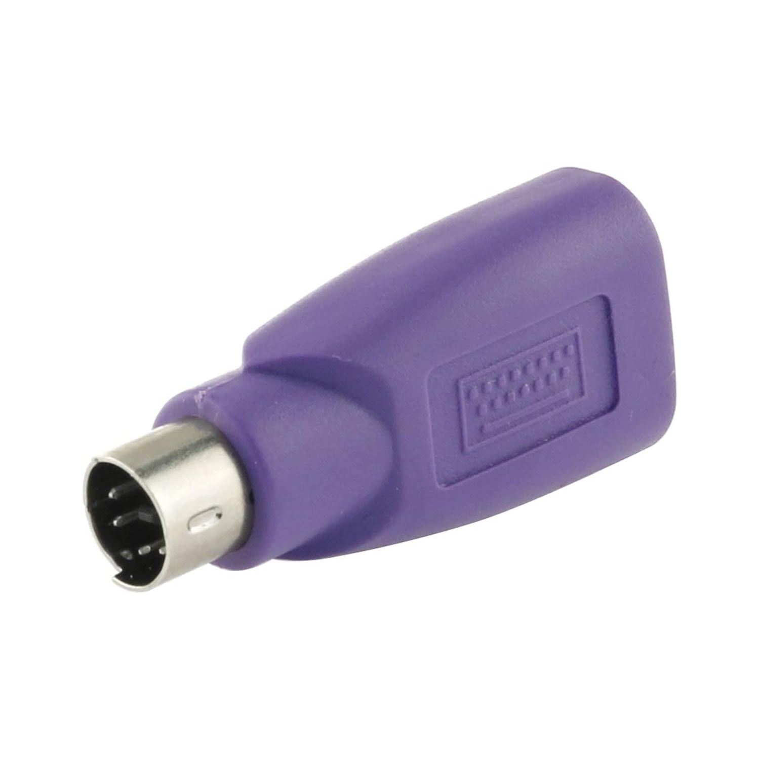 USB to PS2 Adapter 2PCS Purple USB Female to PS/2 Male Converter Adapter for Mouse and Keyboard