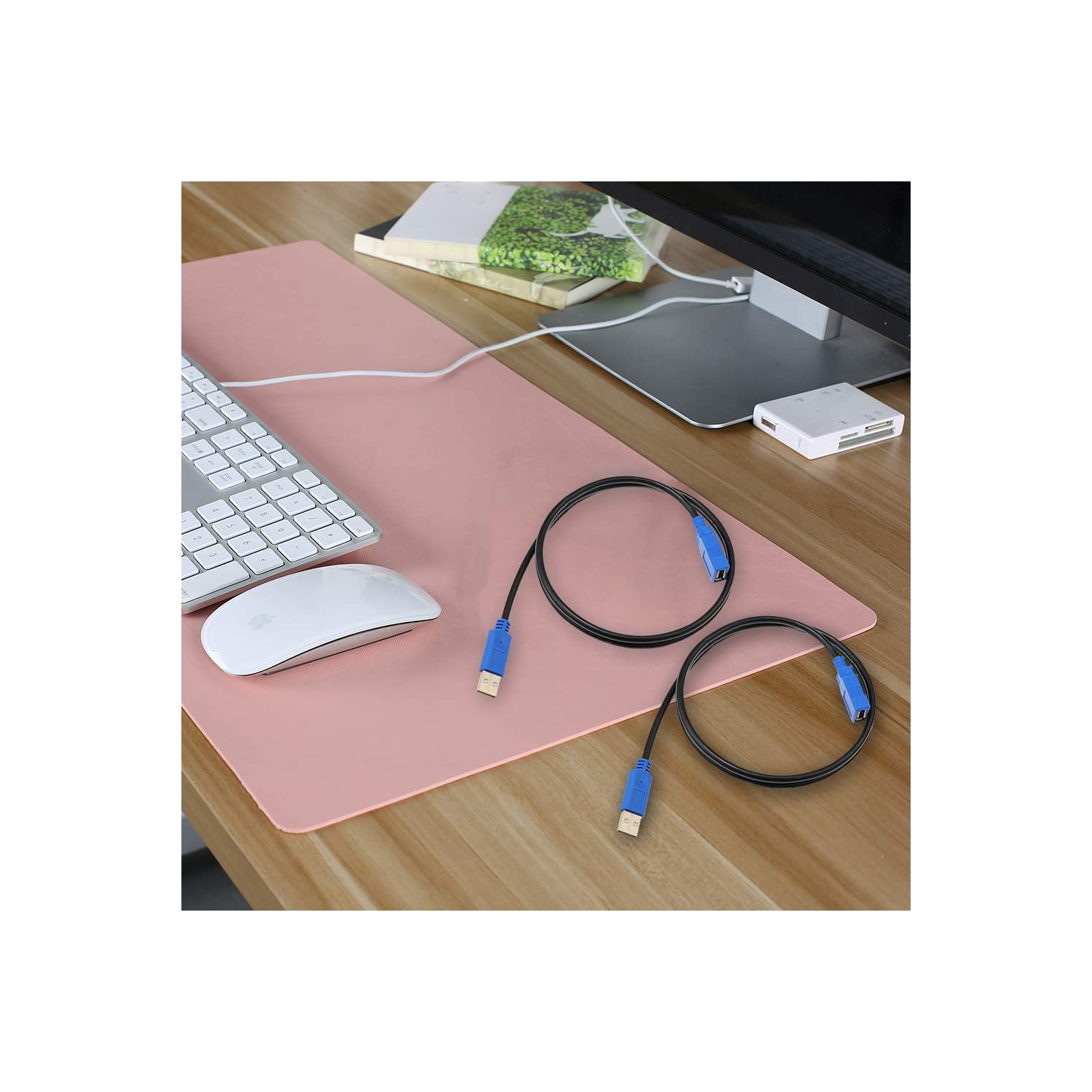 USB 2.0 Extension Cable 10ft,H USB Extension Cables - Extra Long USB 2.0 A Male to A Female Cable,for Printer, Keyboard, Game Console, Loudspeaker,