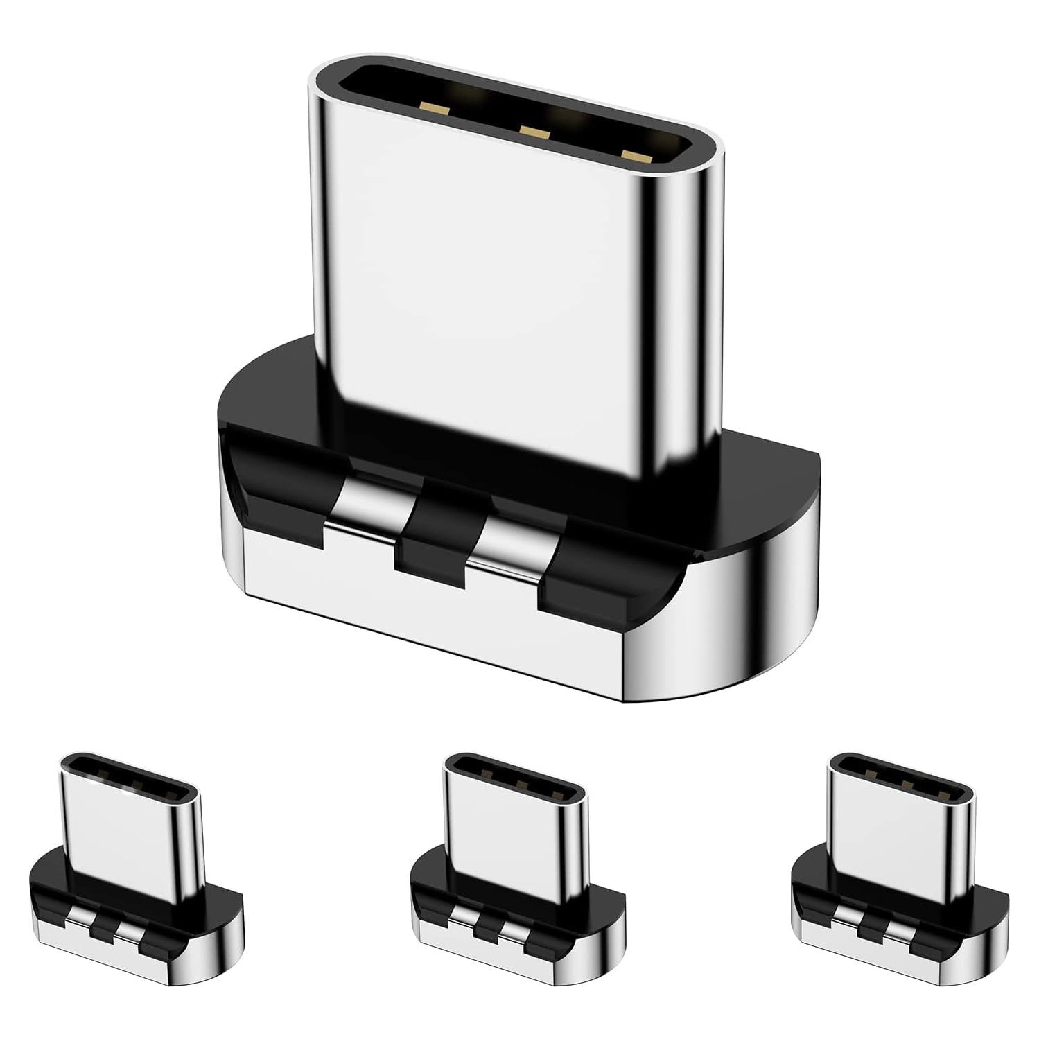 C Magnetic Connector Tips Head for USB-C Android Devices, only Compatible 5A Magnetic Charging Cable or Magnetic Adapter