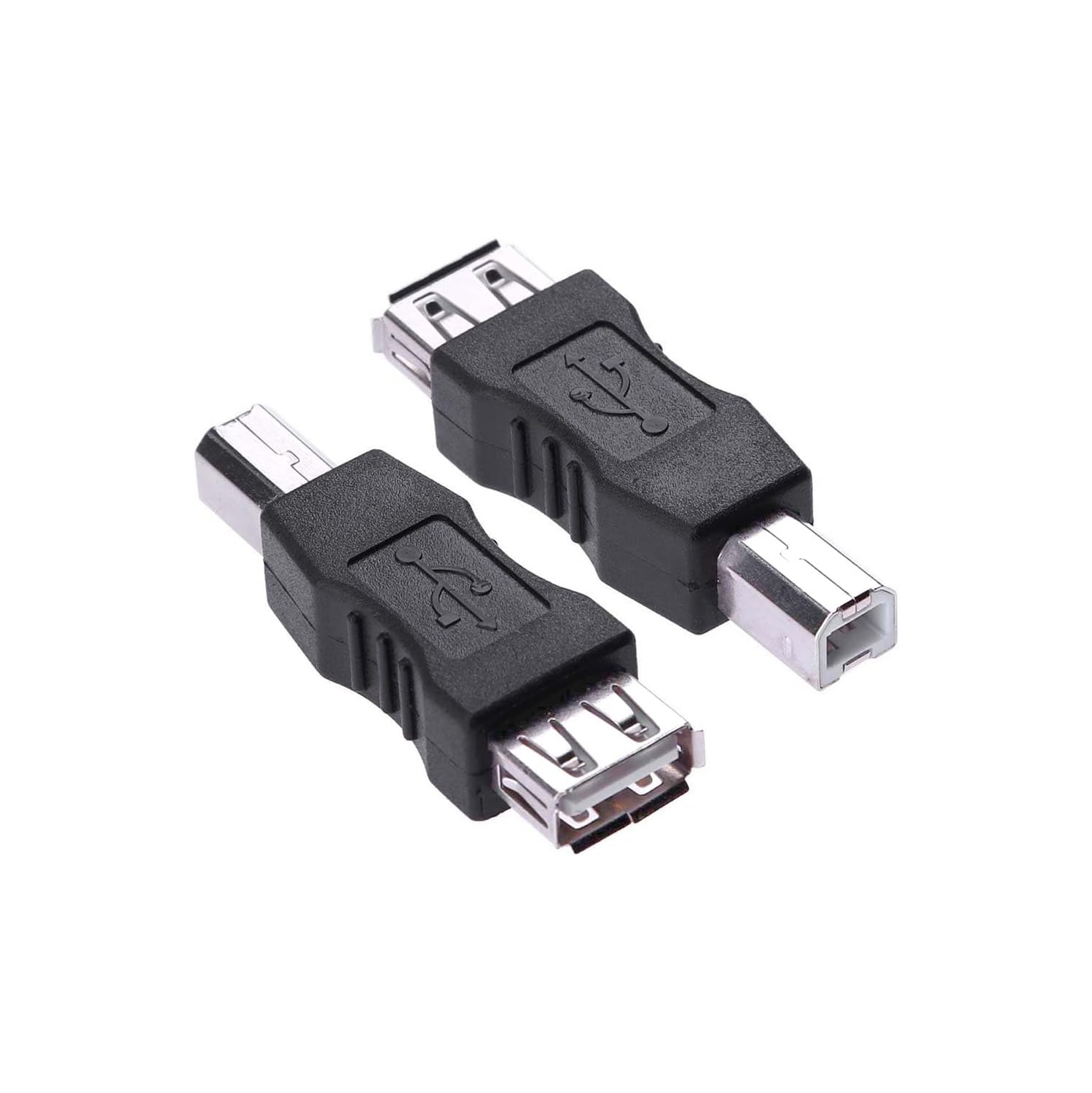 Adaptateur USB vers USB B, 2Packs convertisseur USB 2,0&nbsp;A femelle vers USB B mâle pour connexion d’imprimante