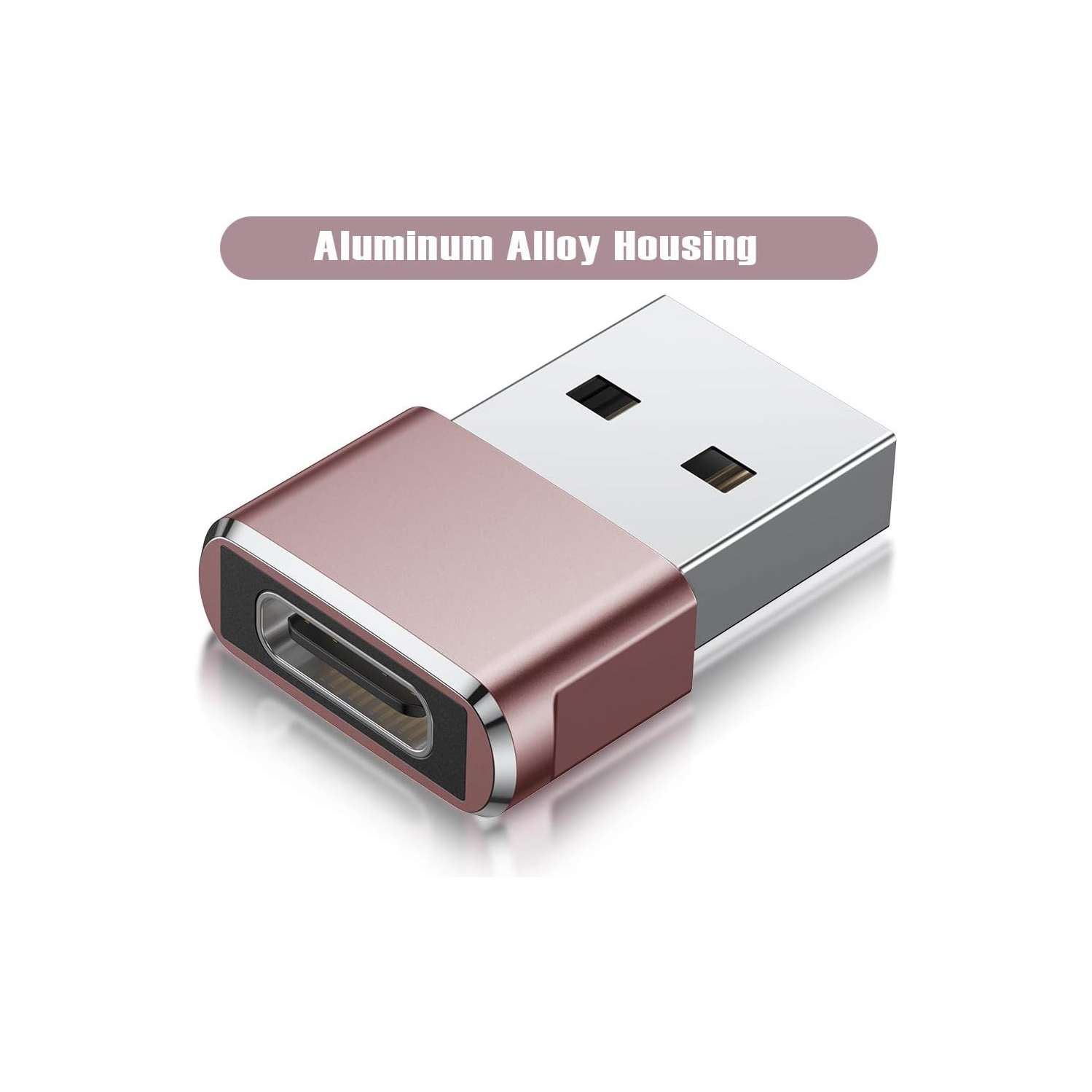 B USB to USB C Adapter 3Pack,Type C Female to USB A Male Charger Connector for iPhone 11 12 13 14 Pro Max,Airpods iPad Air,Samsung Galaxy Note 20 S20