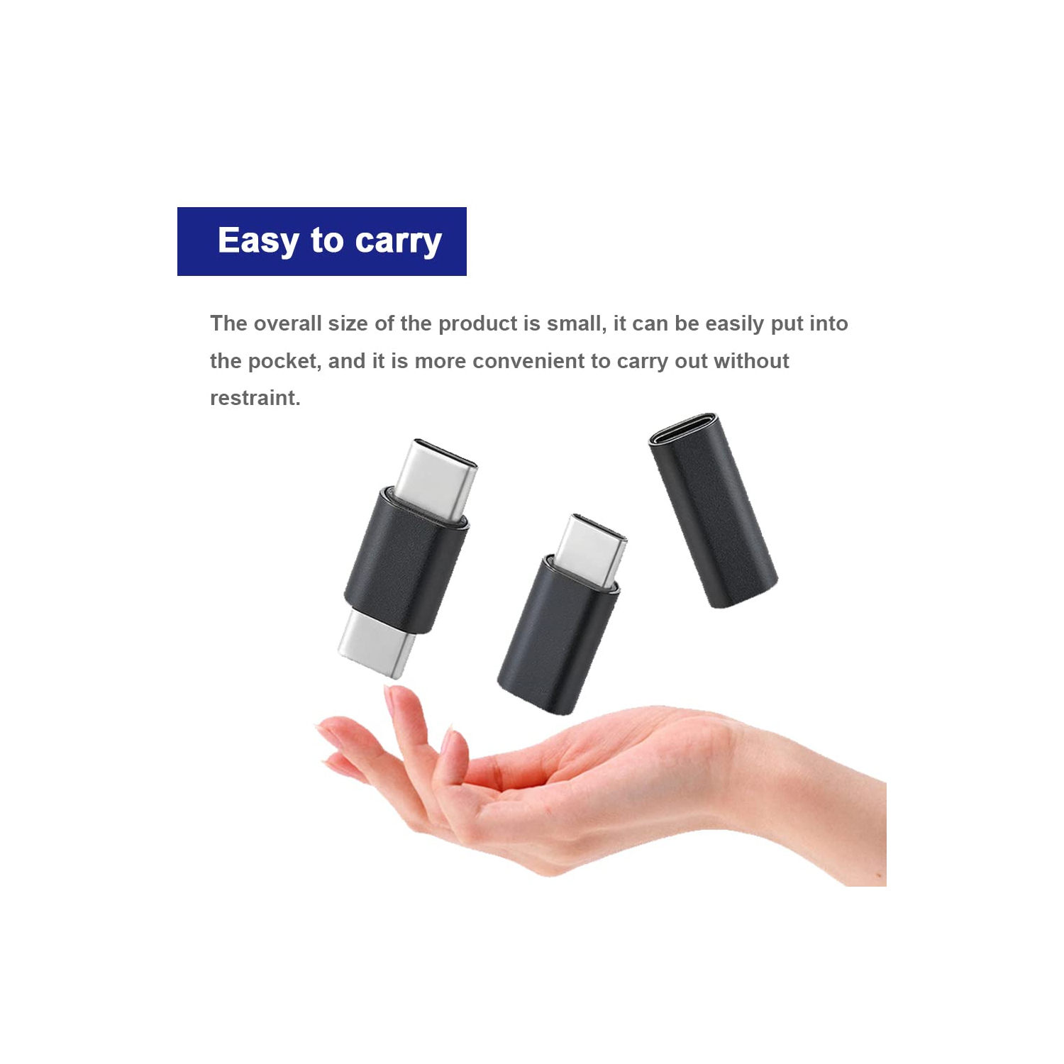 D – coupleur d’extension USB C, USB 3,1 C/10&nbsp;Gb/s de type C mâle à mâle, femelle à femelle, adaptateur coupleur mâle à femelle pour MacBook,