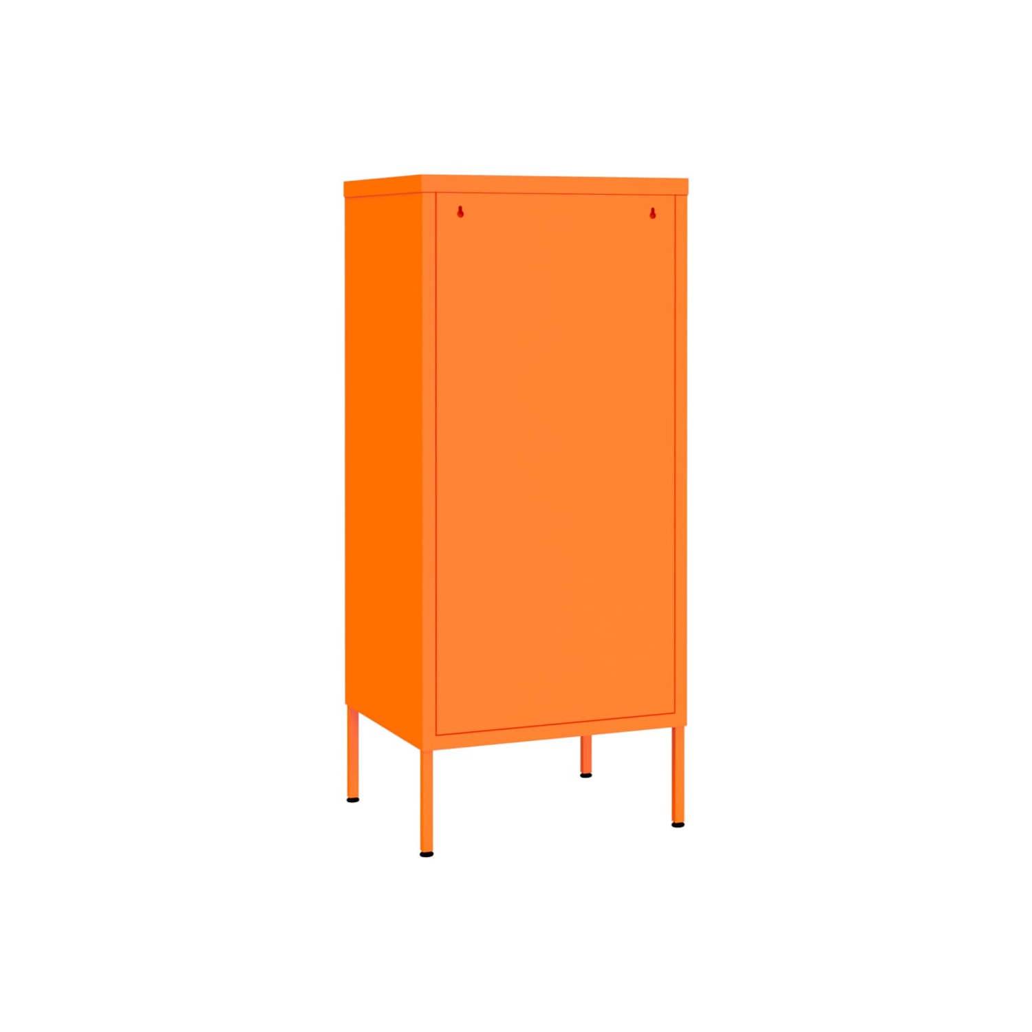 vidaXL Storage Cabinet Orange 42.5x35x101.5 cm Steel